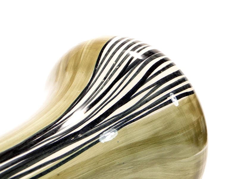 Wazon wysoki, oliwkowa zieleń, ceramika, proj. E. Piwek-Białoborska, Włocławek, Polska, lata 50. - 225661