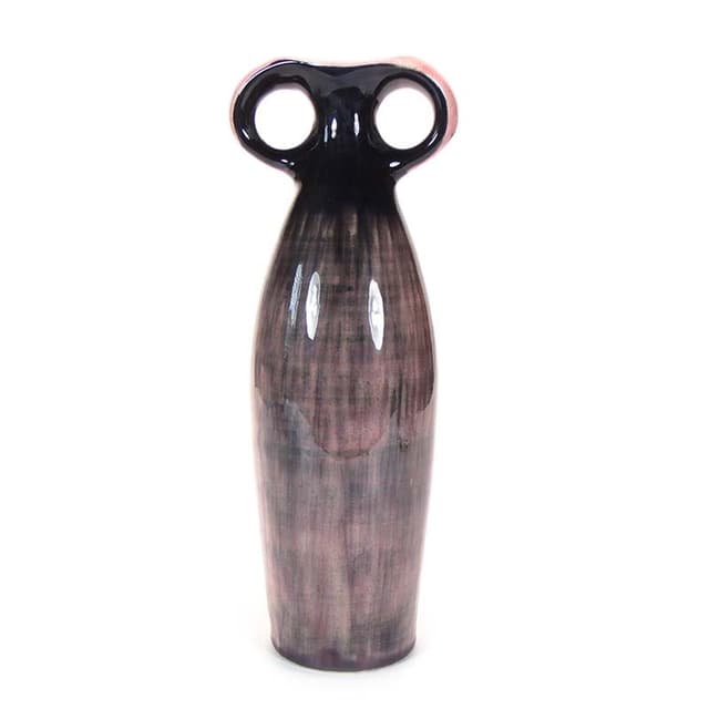 Wazon nr 270, fioletowy, fajans szkliwiony, proj. W. Płażewski, Włocławek, Polska, lata 50. - WYMIARY