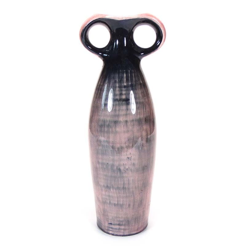 Wazon nr 270, fioletowy, fajans szkliwiony, proj. W. Płażewski, Włocławek, Polska, lata 50. - 225680