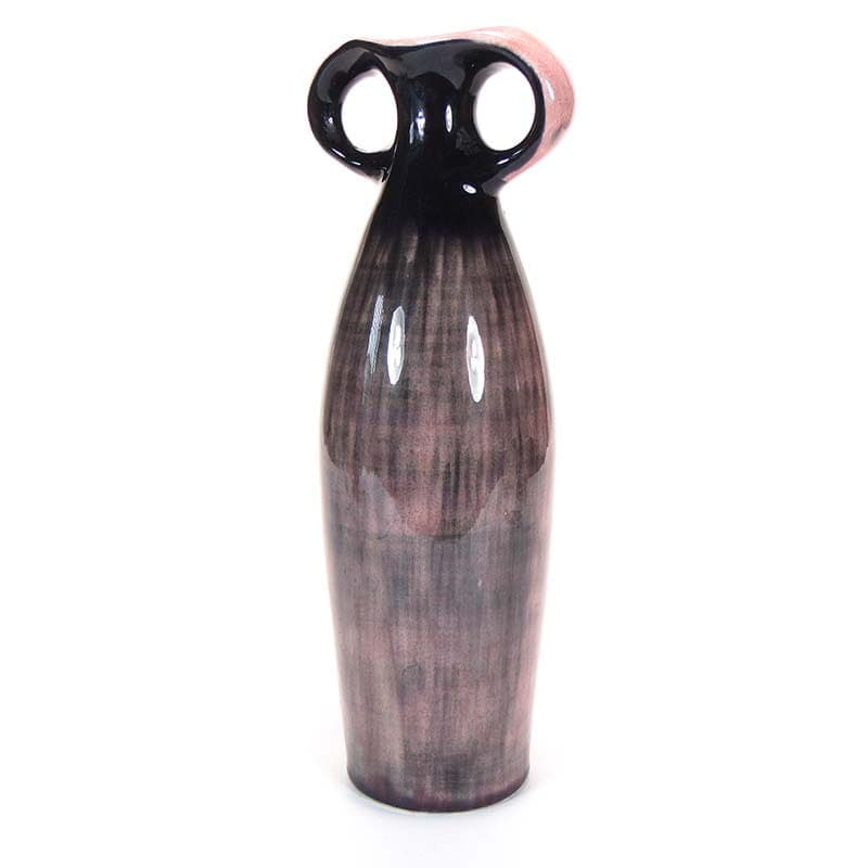 Wazon nr 270, fioletowy, fajans szkliwiony, proj. W. Płażewski, Włocławek, Polska, lata 50. - 225677