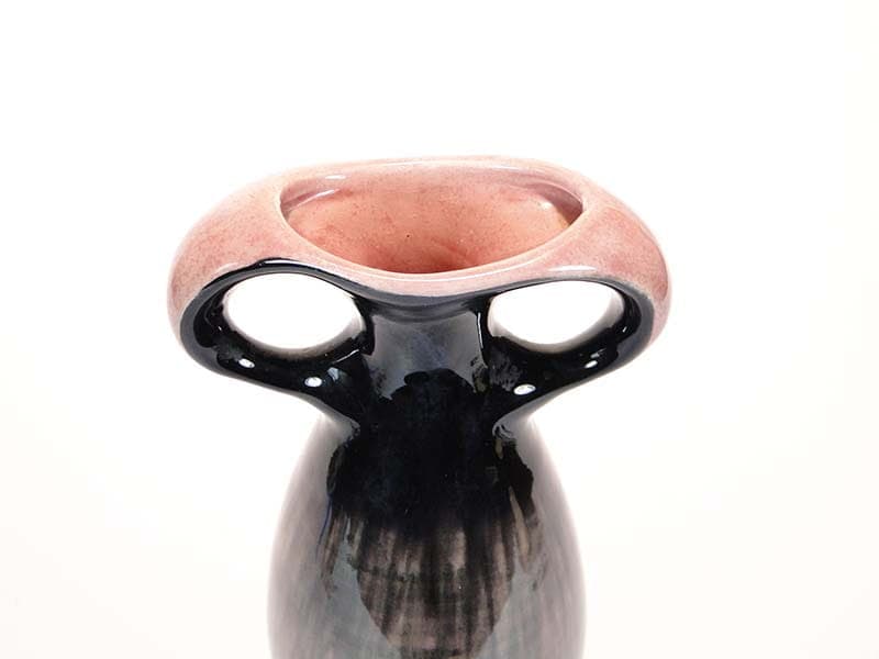 Wazon nr 270, fioletowy, fajans szkliwiony, proj. W. Płażewski, Włocławek, Polska, lata 50. - 225673