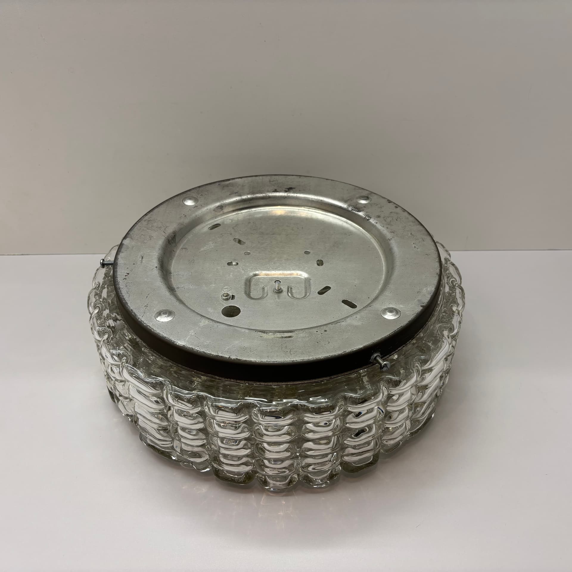 Plafon, ERCO, transparent, szkło, Niemcy, lata 70. - 226016