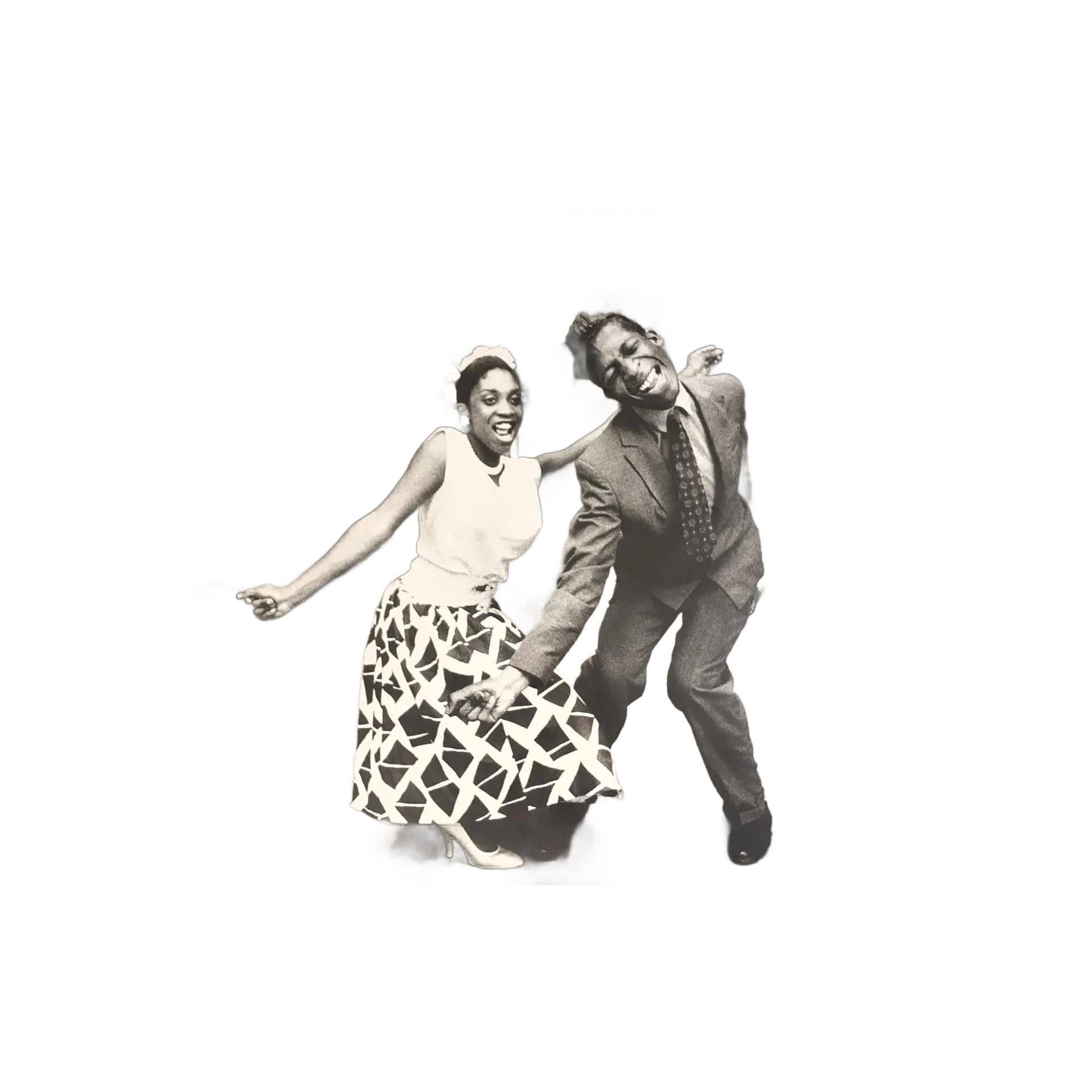 Plakat Jazz, czarno-biały, papier, aut. G. Stern, Wielka Brytania, lata 80., 70x50 cm