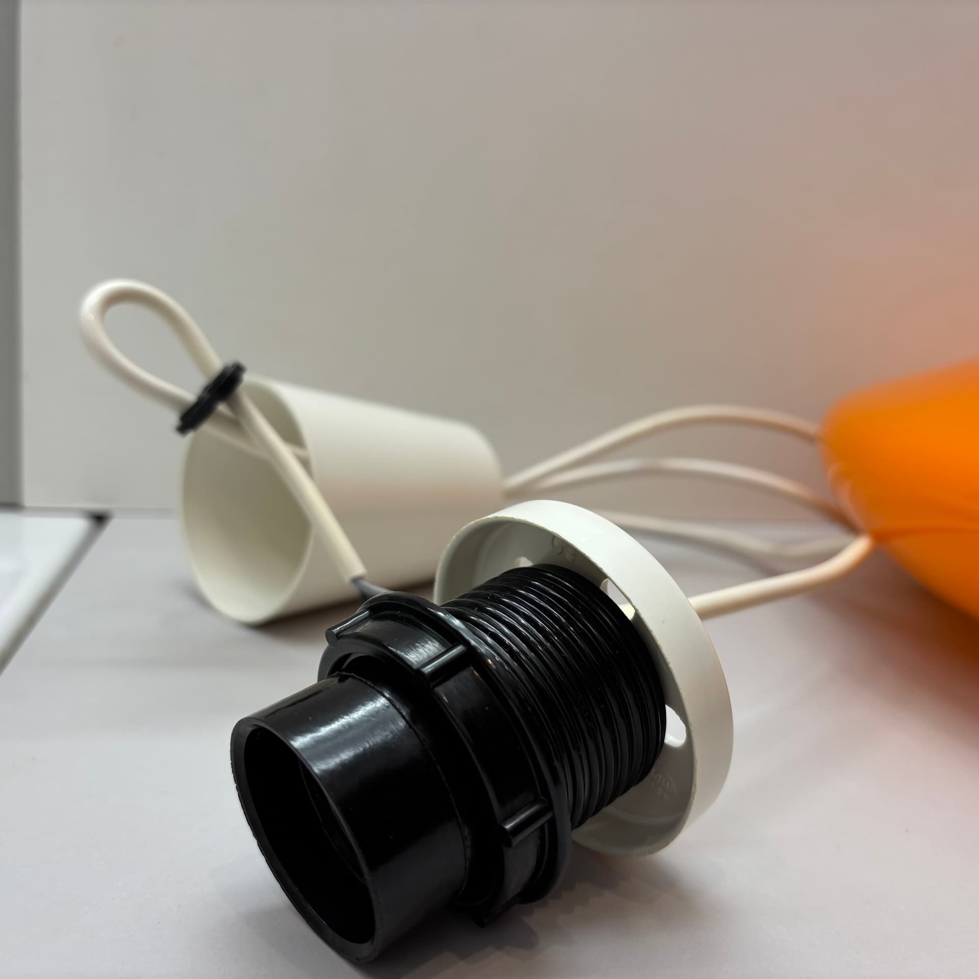 Lampa wisząca Space Age, pomarańczowy, akryl, Niemcy, lata 70. - 226228