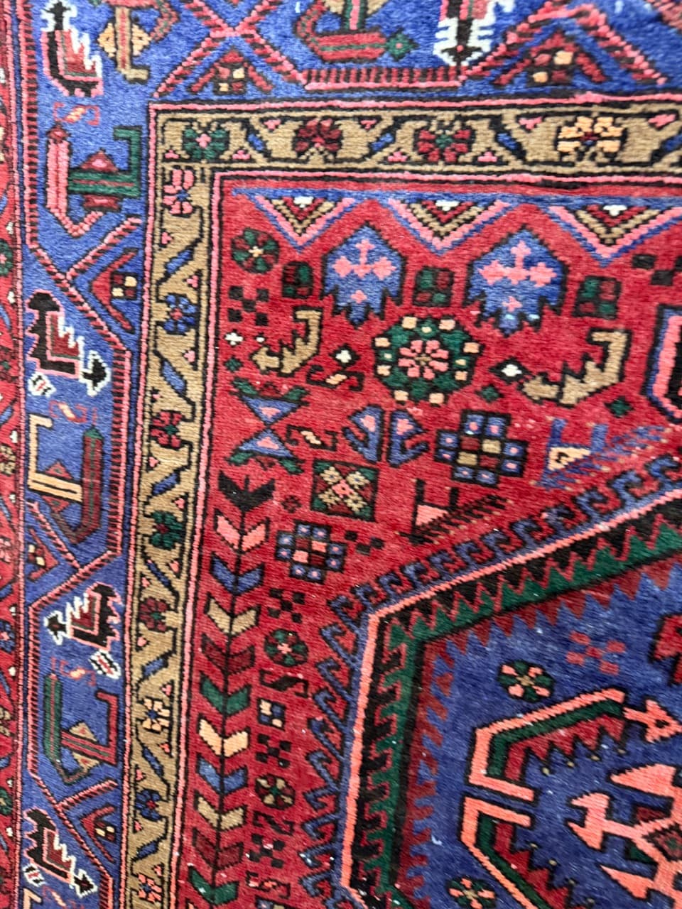 Chodnik Hamadan 285x145 cm, multikolor, wełna, Iran - 226249