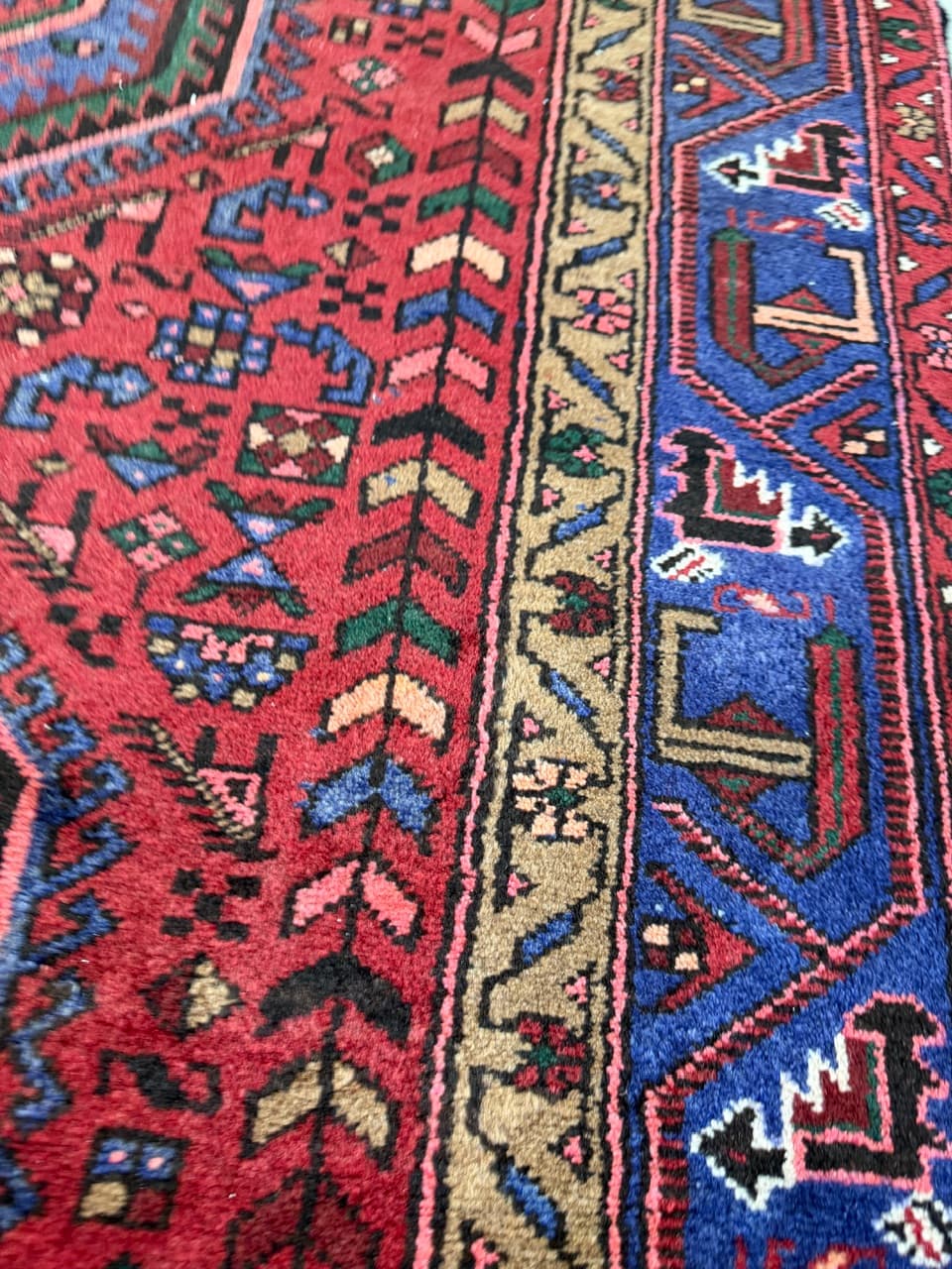 Chodnik Hamadan 285x145 cm, multikolor, wełna, Iran - 226251