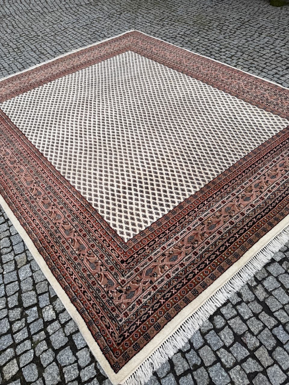 Dywan perski Indo Mir 315x250 cm, wełna beżowy, Indie - 226275