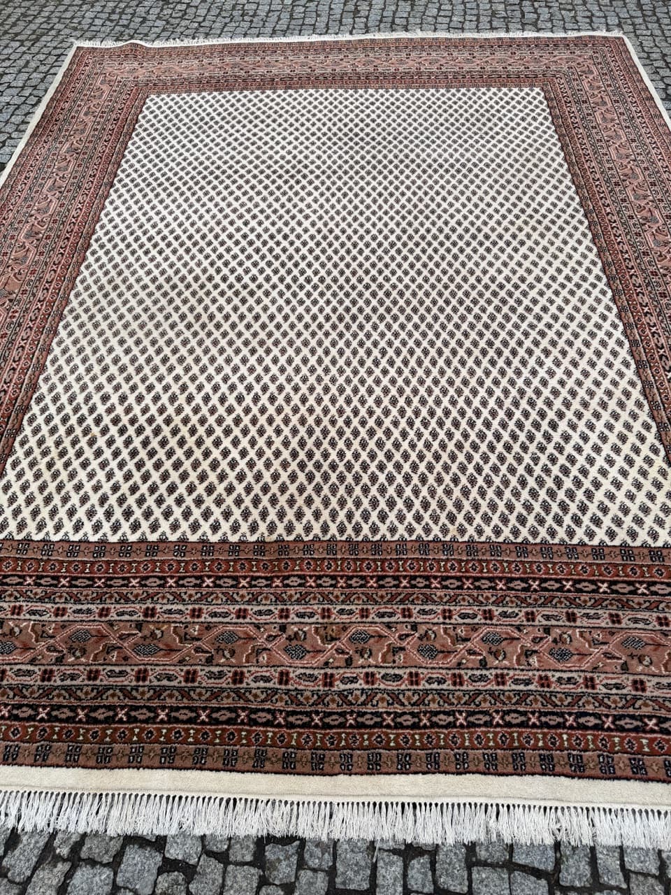 Dywan perski Indo Mir 315x250 cm, wełna beżowy, Indie - 226282