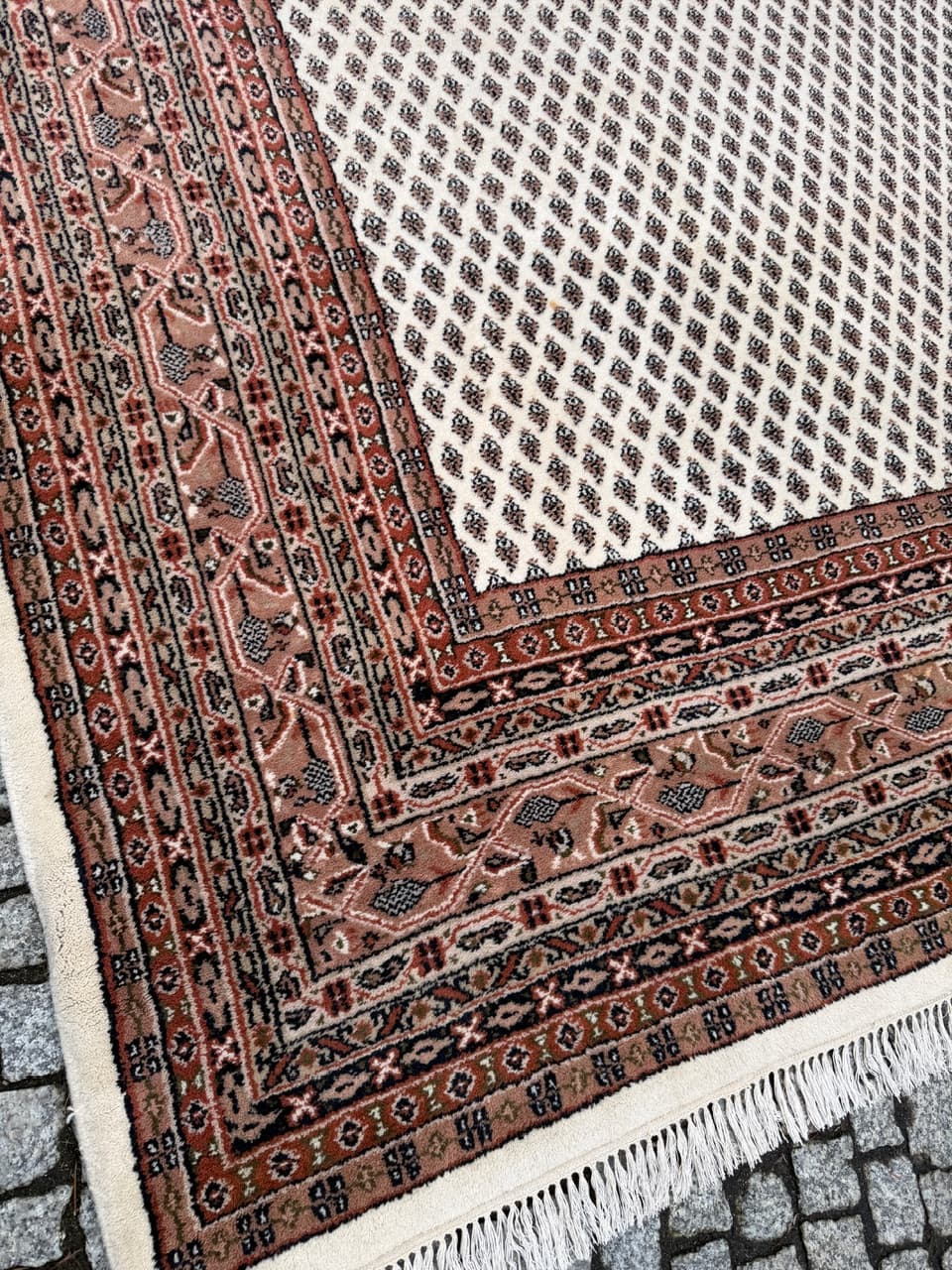 Dywan perski Indo Mir 315x250 cm, wełna beżowy, Indie - 226283