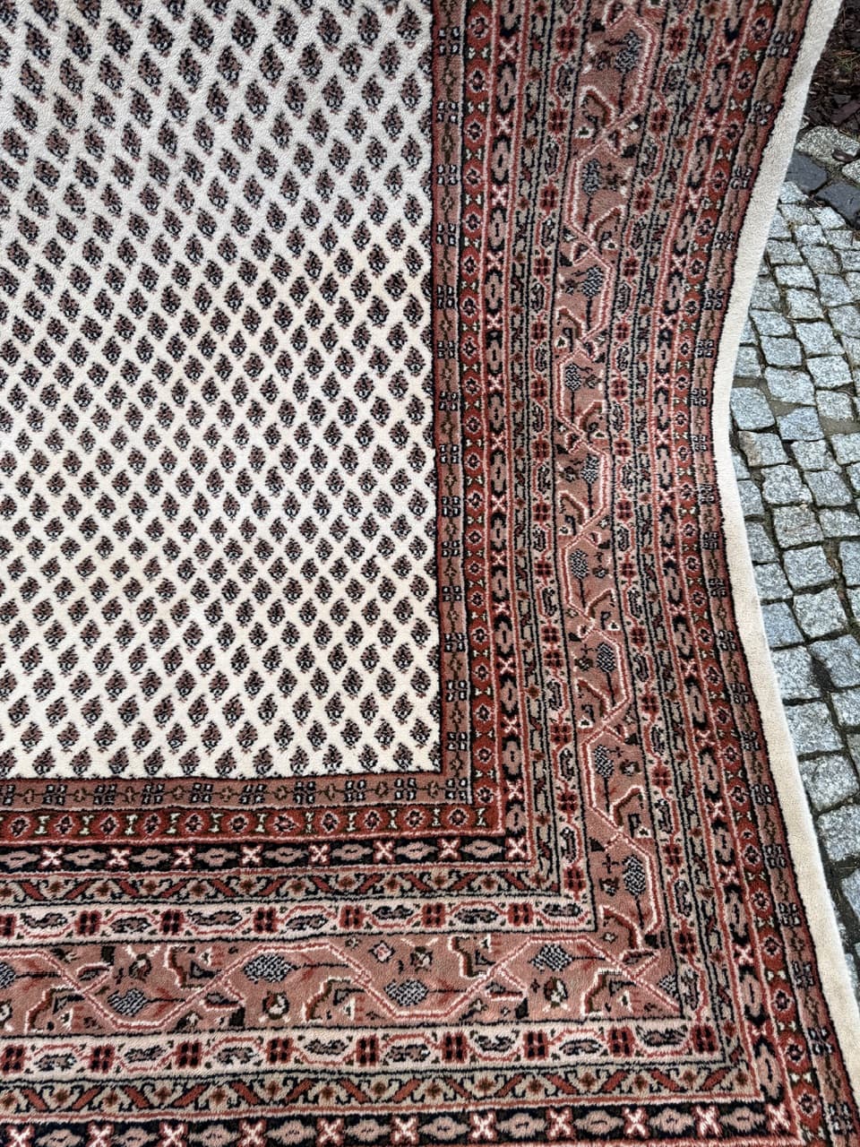 Dywan perski Indo Mir 315x250 cm, wełna beżowy, Indie - 226281