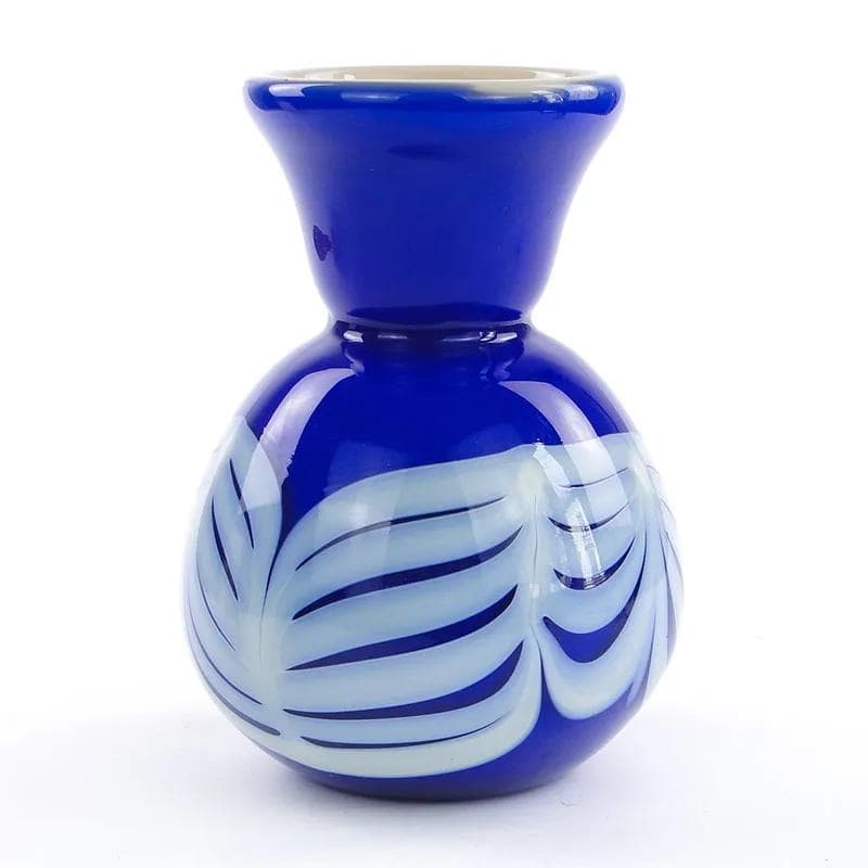 Vase Nefre, cobalt blue glass, by L. Fiedorowicz, Poland, 1970s - 16641