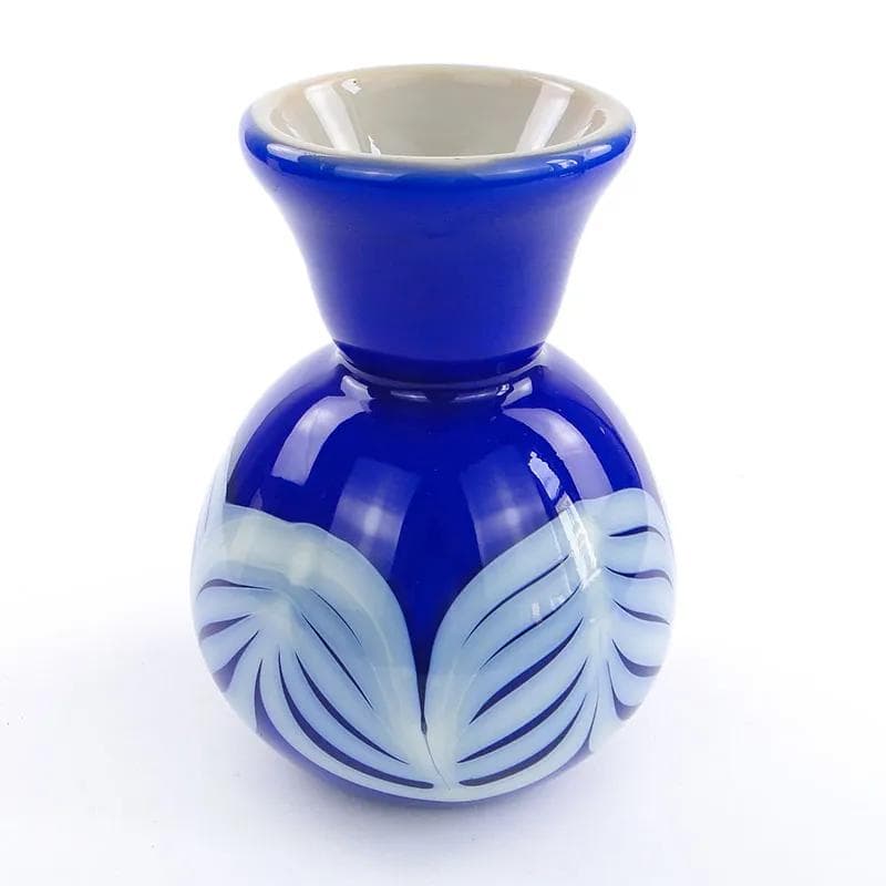 Vase Nefre, cobalt blue glass, by L. Fiedorowicz, Poland, 1970s - 16637