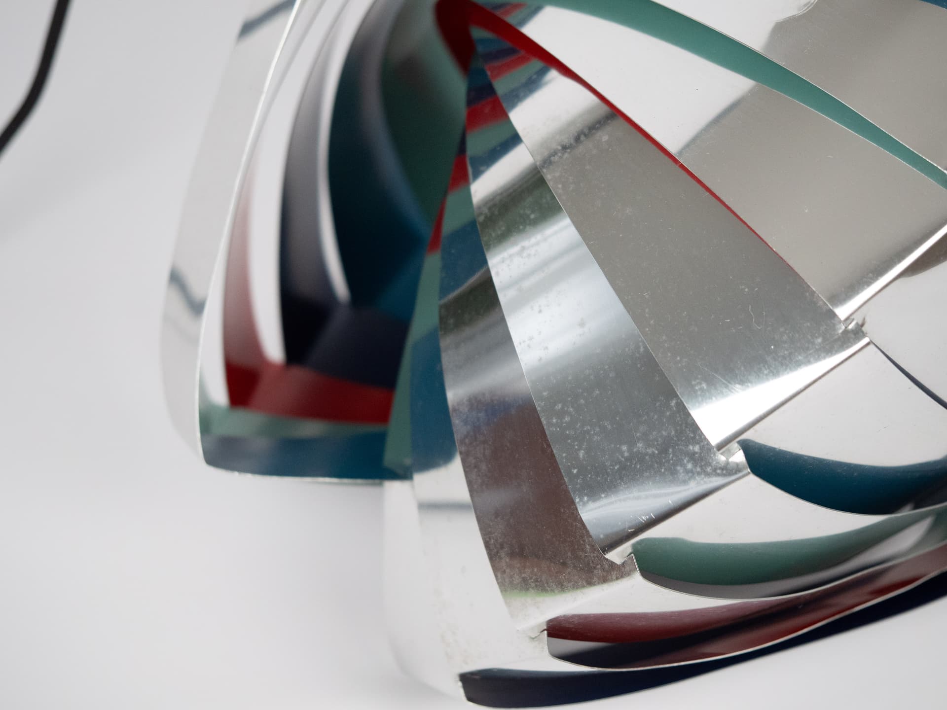 Lampa wisząca Konkylie, multikolor, aluminium, proj. L. Weisdorf, Lyfa, Dania, lata 60. - 227093