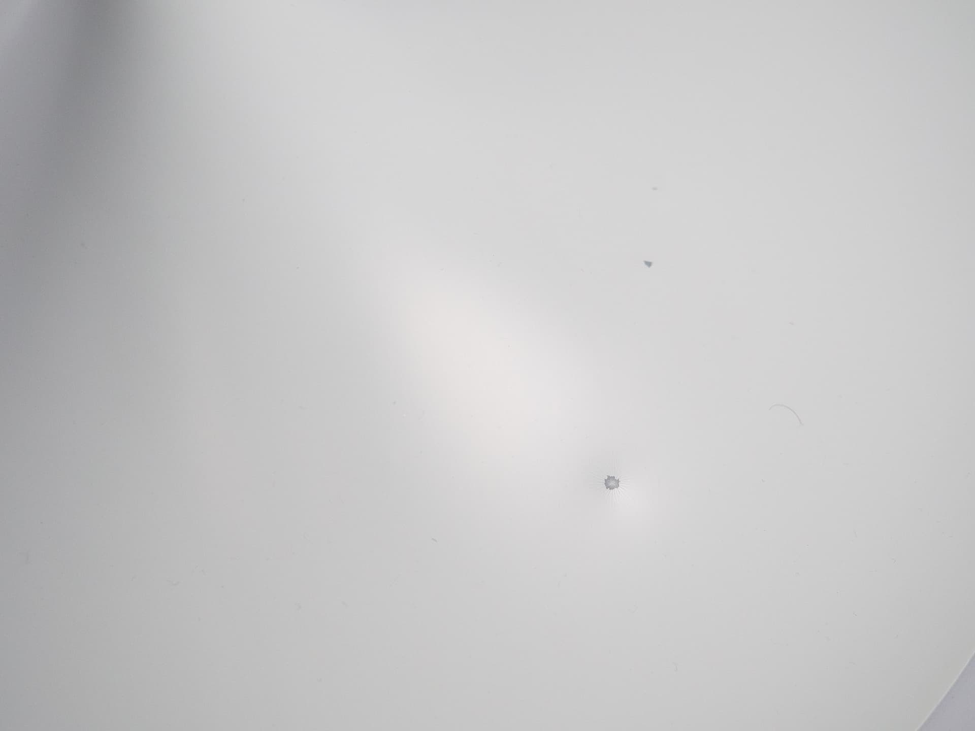 Lampa Semi, biały, metal, proj. C. Bonderup, T. Thorup, Fog & Mørup, Dania, lata 60. - 227260