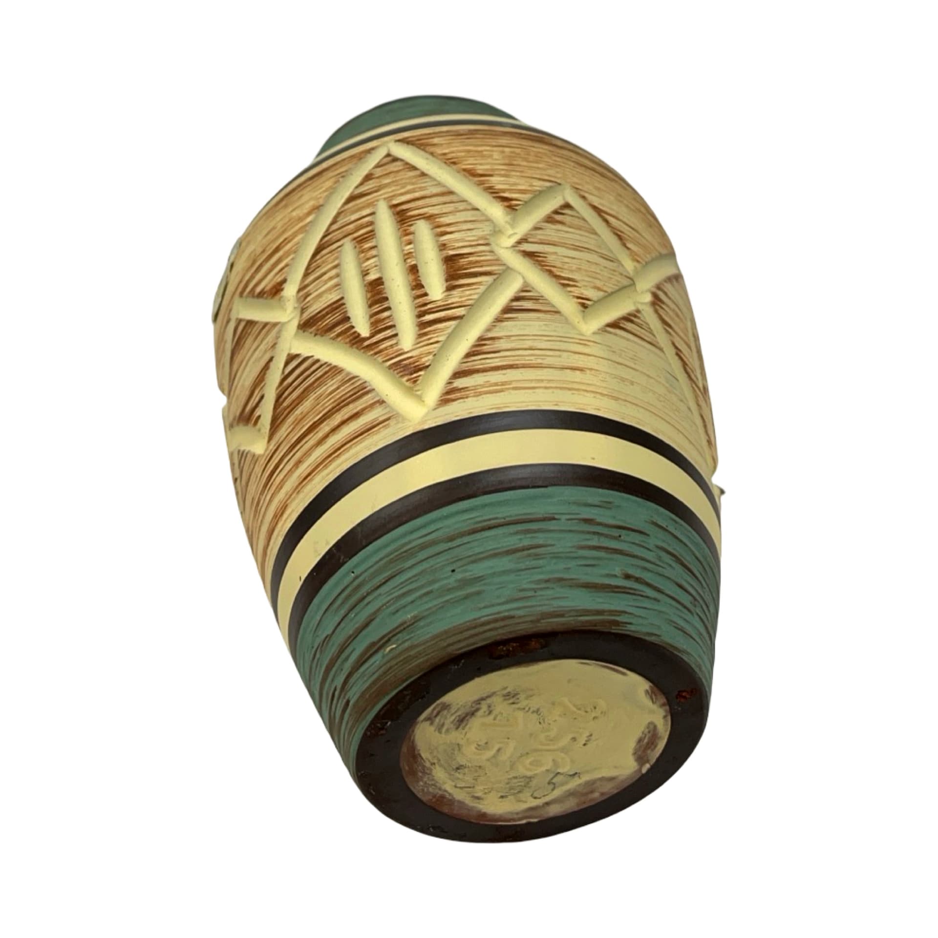 Wazon ESR Sawa 256-15, beżowy, ceramika, Niemcy, lata 60. - 227264