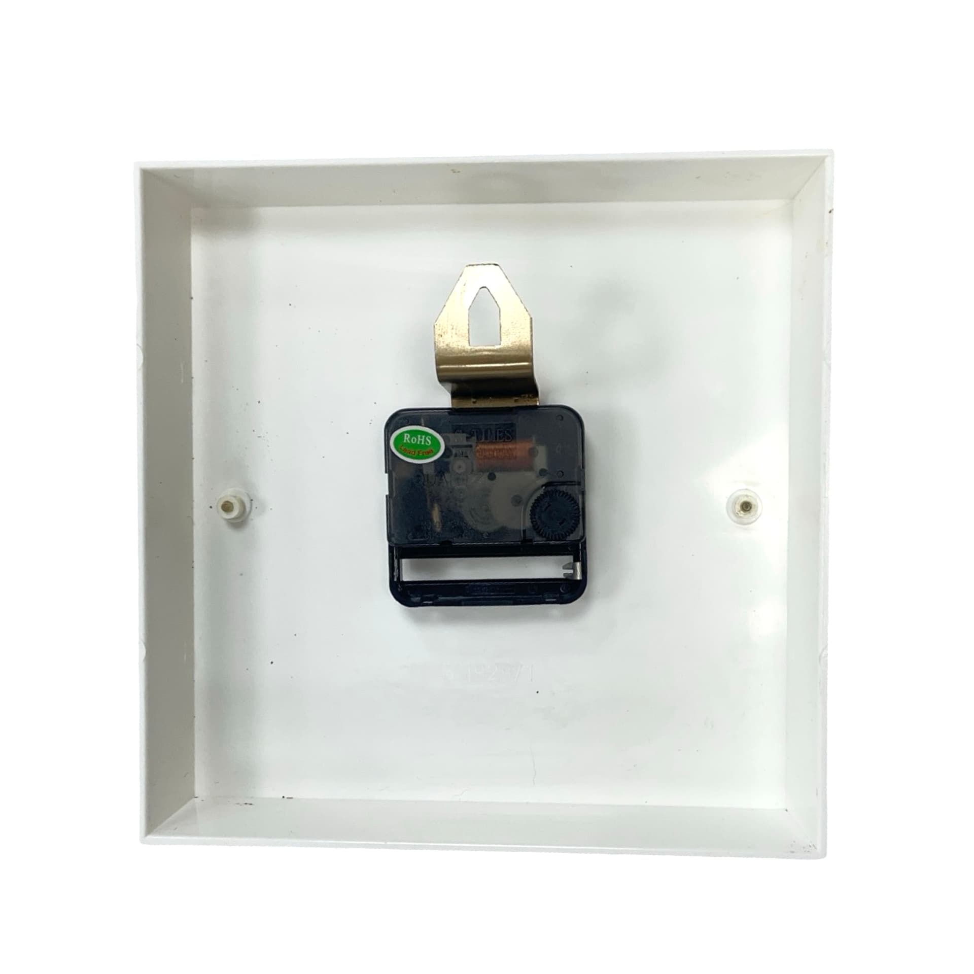 Zegar ścienny Weimar Electronic, biały, plastik, NRD, lata 70. - 227322