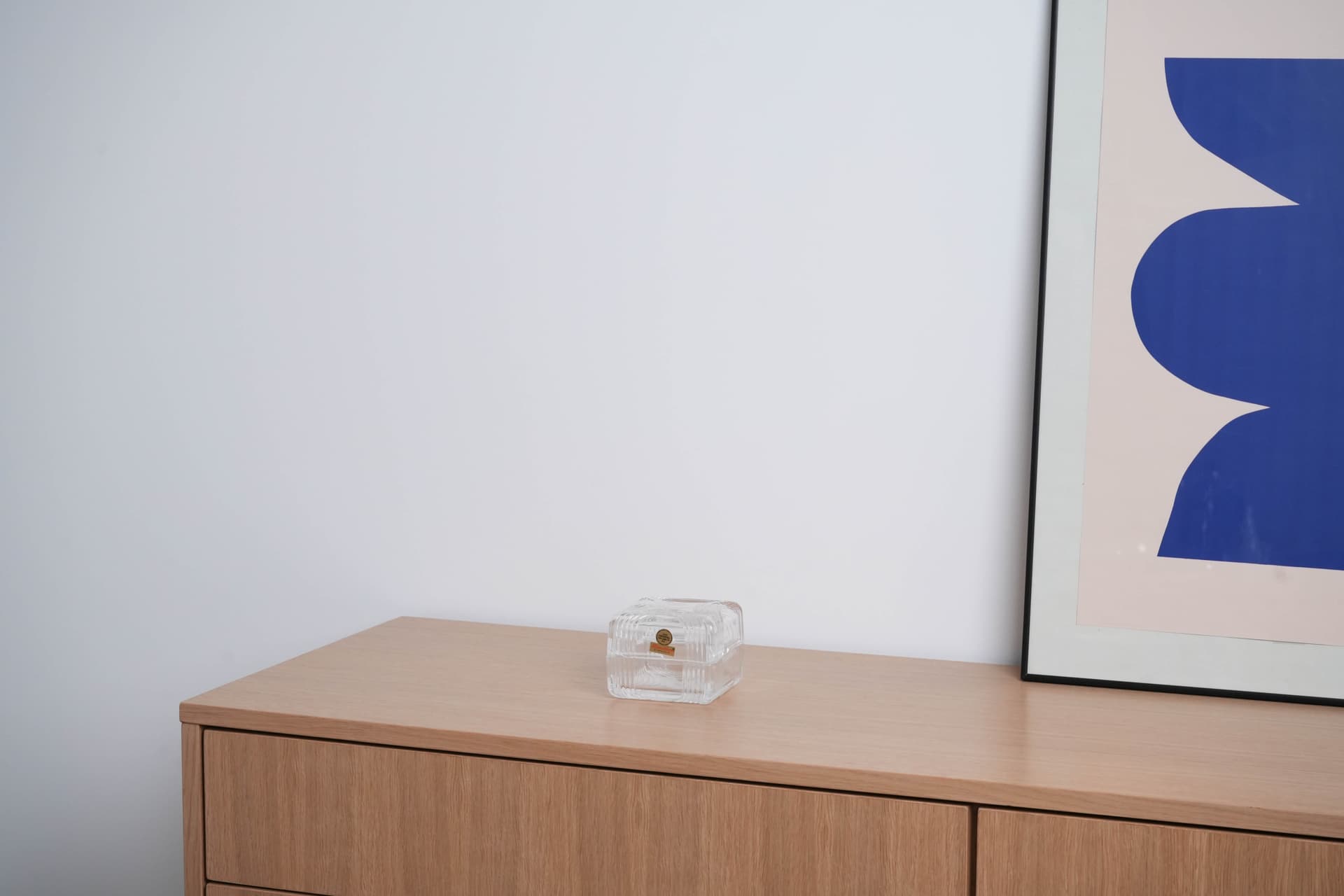 Szkatułka kryształowa transparentna, Primavera di Cristallo, Włochy, lata 70. - 227448