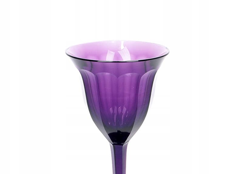 Kielich Romer, ametystowy, kryształ, Bohemia Moser, Czechy, lata 20. - 227518