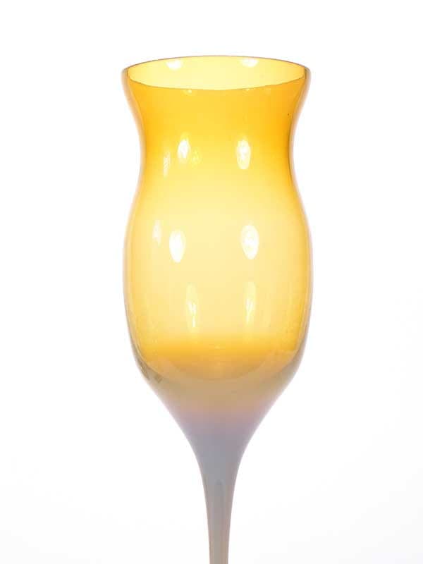 Kielich artystyczny, multicolor, szkło sodowe, proj. Z. Horbowy, Polska, lata 70. - 227551