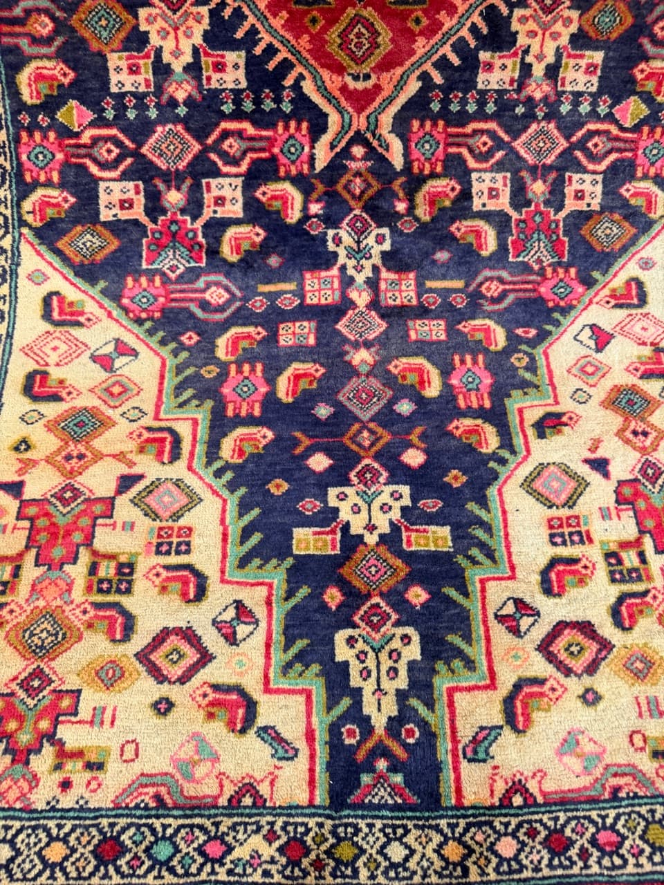 Dywan Hamadan 300x145 cm, multikolor, wełna, Iran - 227623