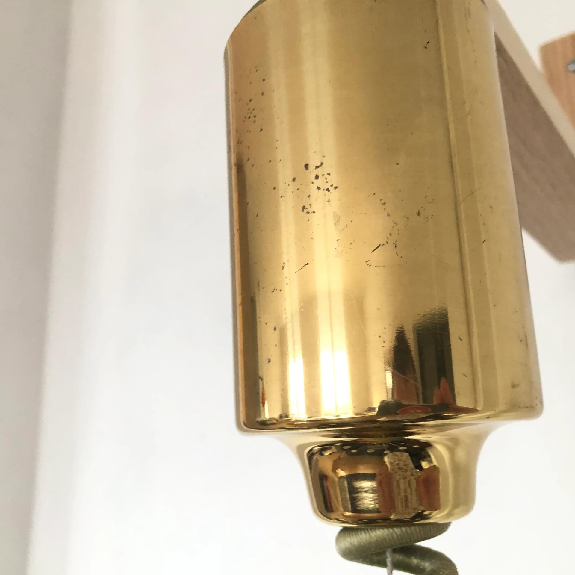Ceiling lamp, golden brass, Star Leuchten Köln, Germany, 1970s - 16717