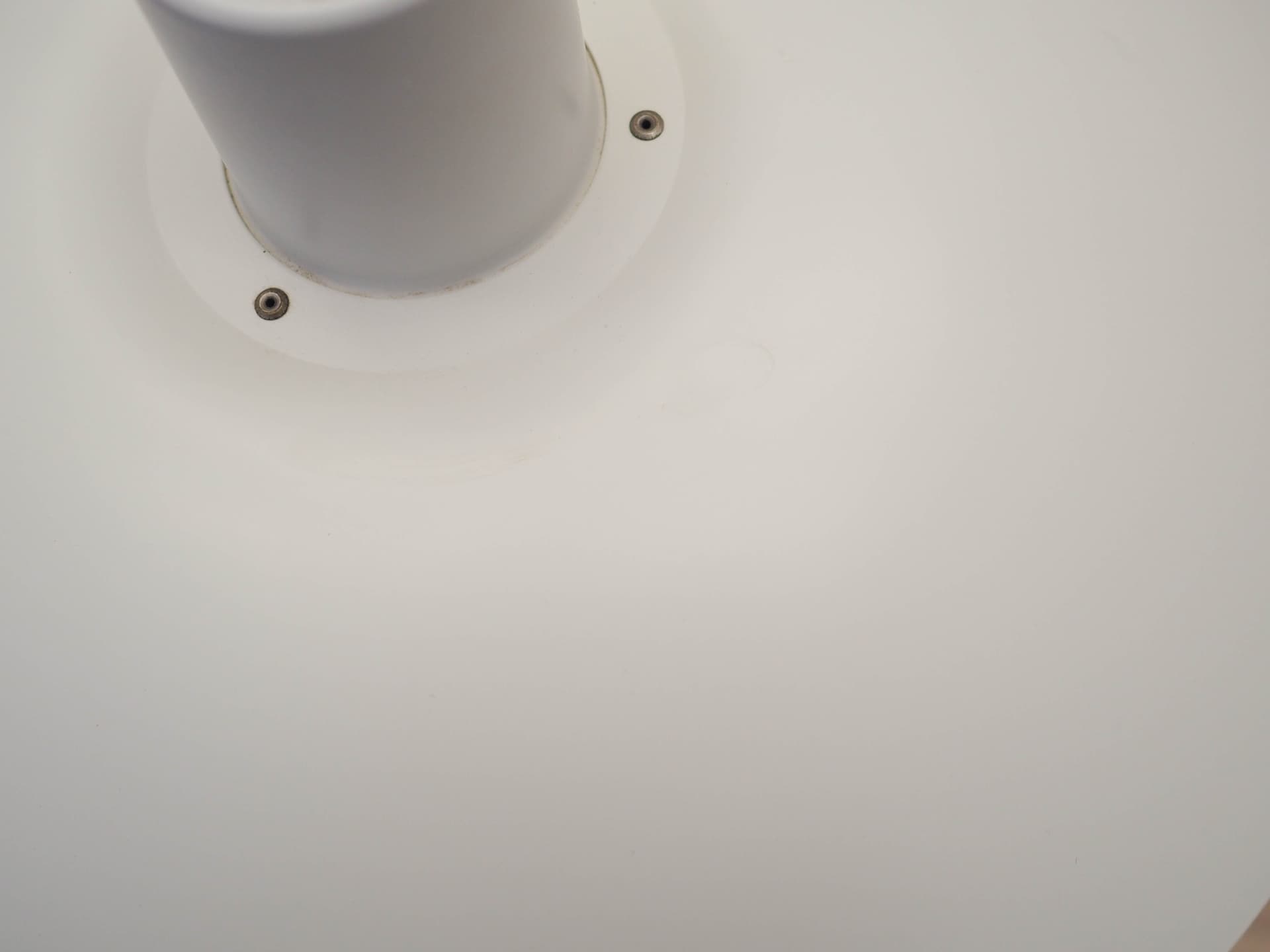 Lampa wisząca PH 4/3, biały, metal, proj. P. Henningsen, Louis Poulsen, Dania, lata 60. - 227773