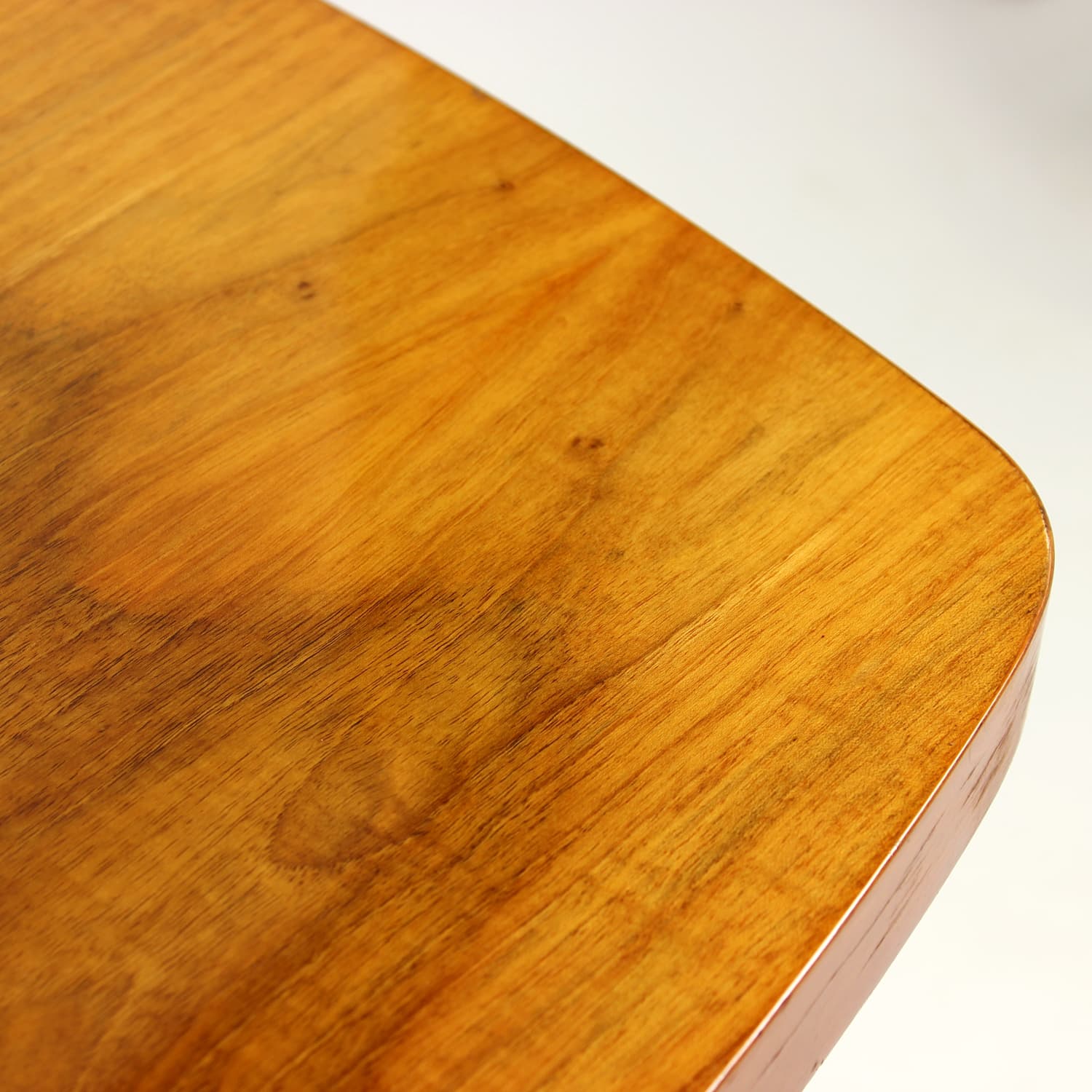 Stolik kawowy, brązowy, dąb orzech, Czechosłowacja, lata 60. - 227835