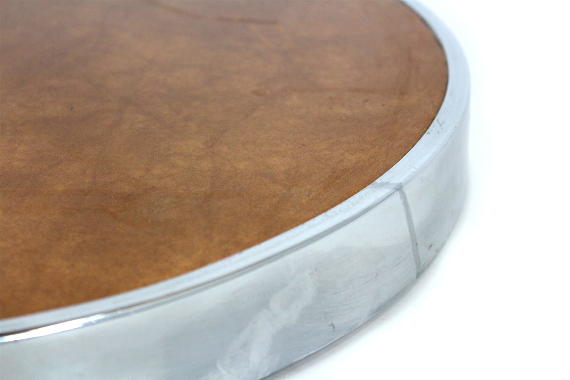 Lampa podłogowa Bauhaus, drewno brązowe, chrom, szkło białe, Czechy, lata 40. - 227879