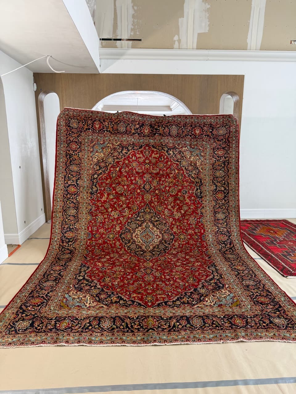 Dywan Kashan 410x300 cm, multikolor, wełna, Iran - 227890