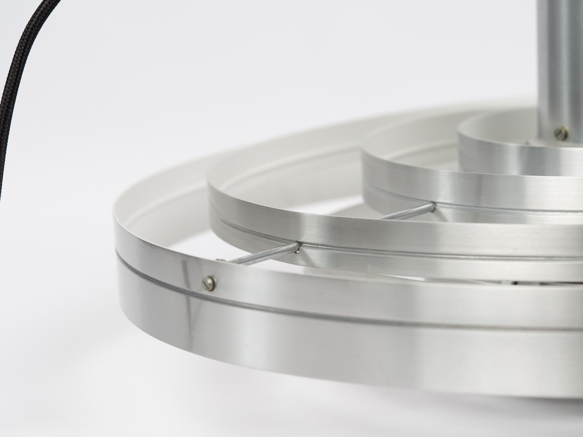 Lampa wisząca, szary metal, Fog & Mørup, Dania, lata 60. - 228023