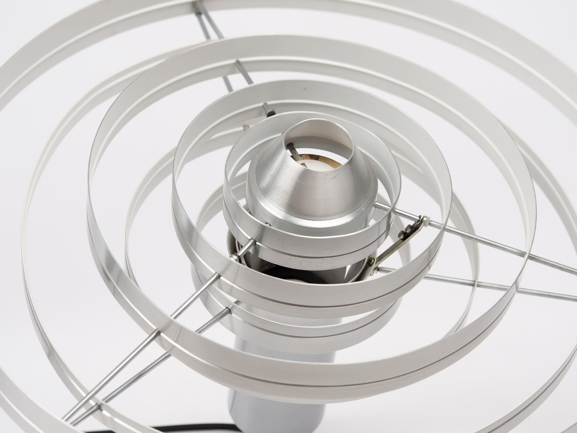 Lampa wisząca, szary metal, Fog & Mørup, Dania, lata 60. - 228027