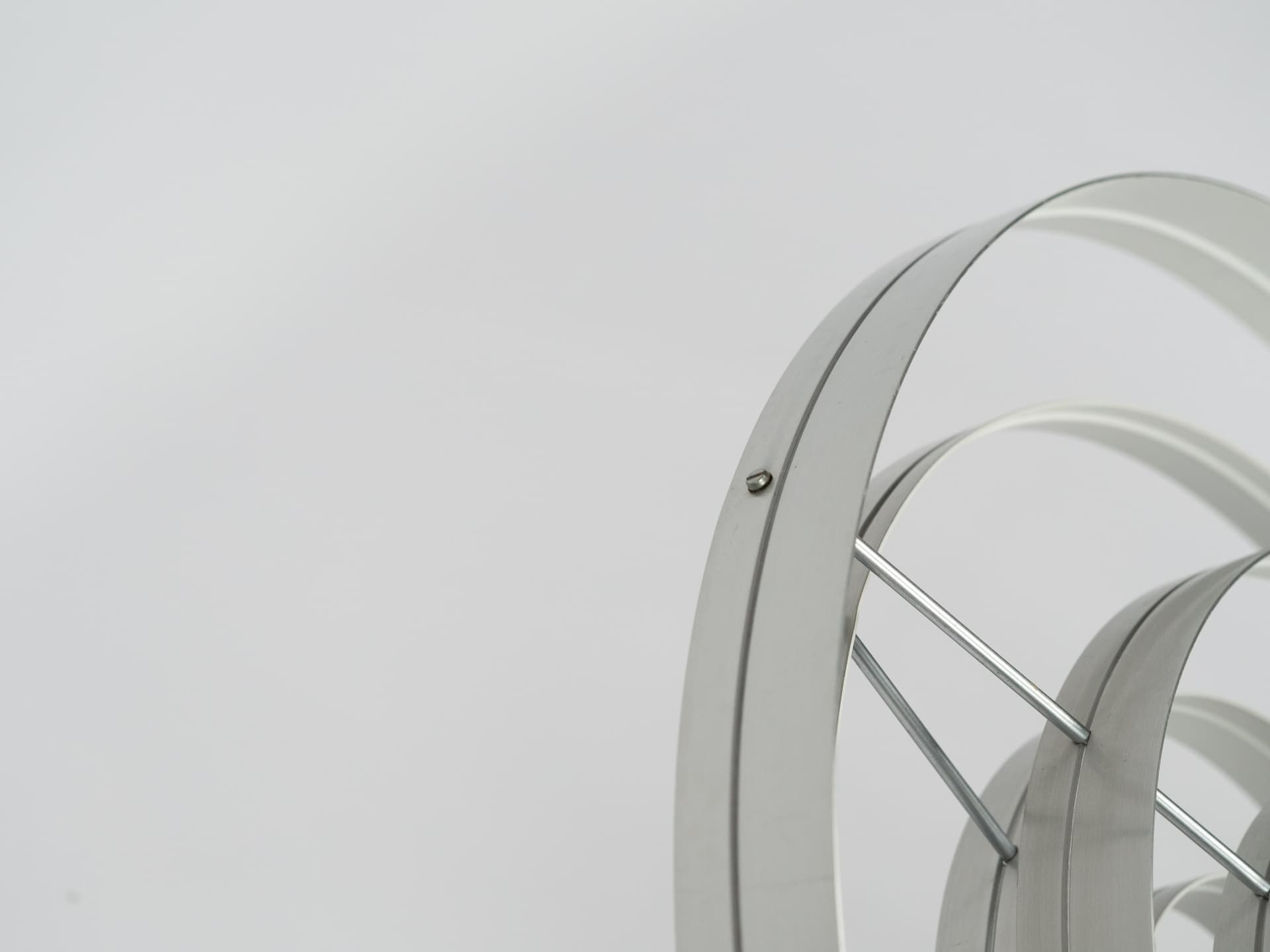 Lampa wisząca, szary metal, Fog & Mørup, Dania, lata 60. - 228026