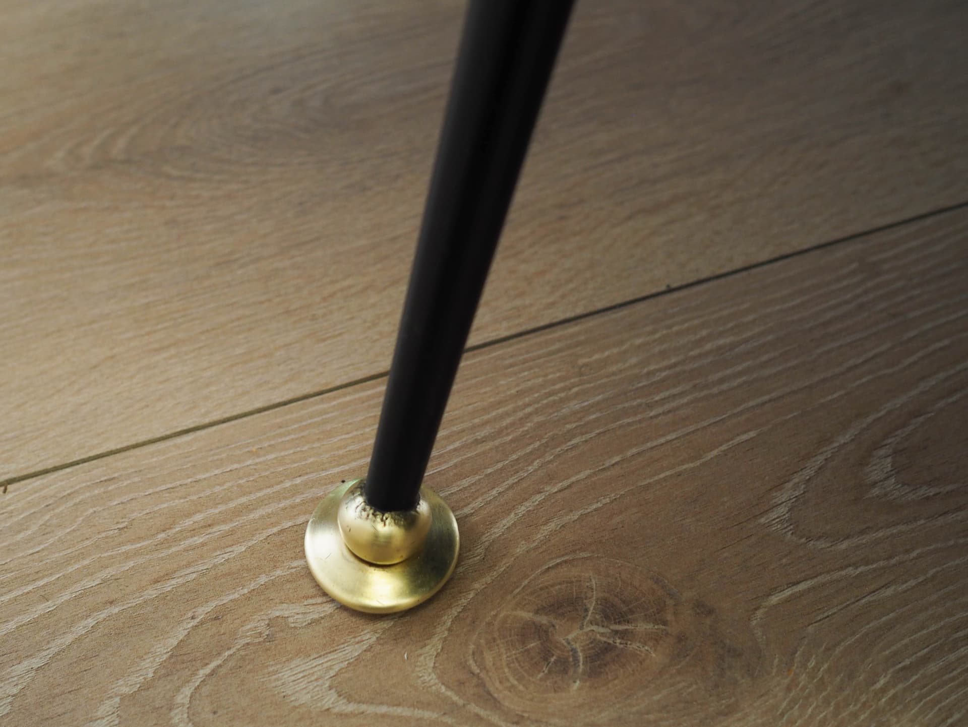 Sofa, zielony melanż, tkanina, metal czarny, Dania, lata 70. - 228165