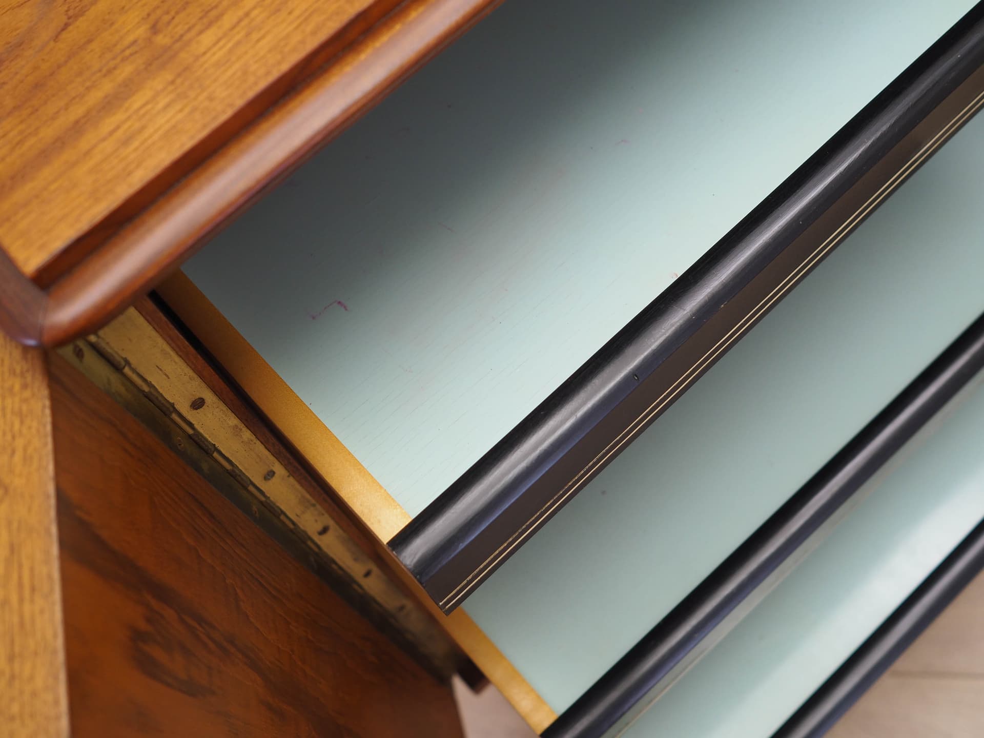 Sideboard, teak brązowy, Dania, lata 70. - 228224