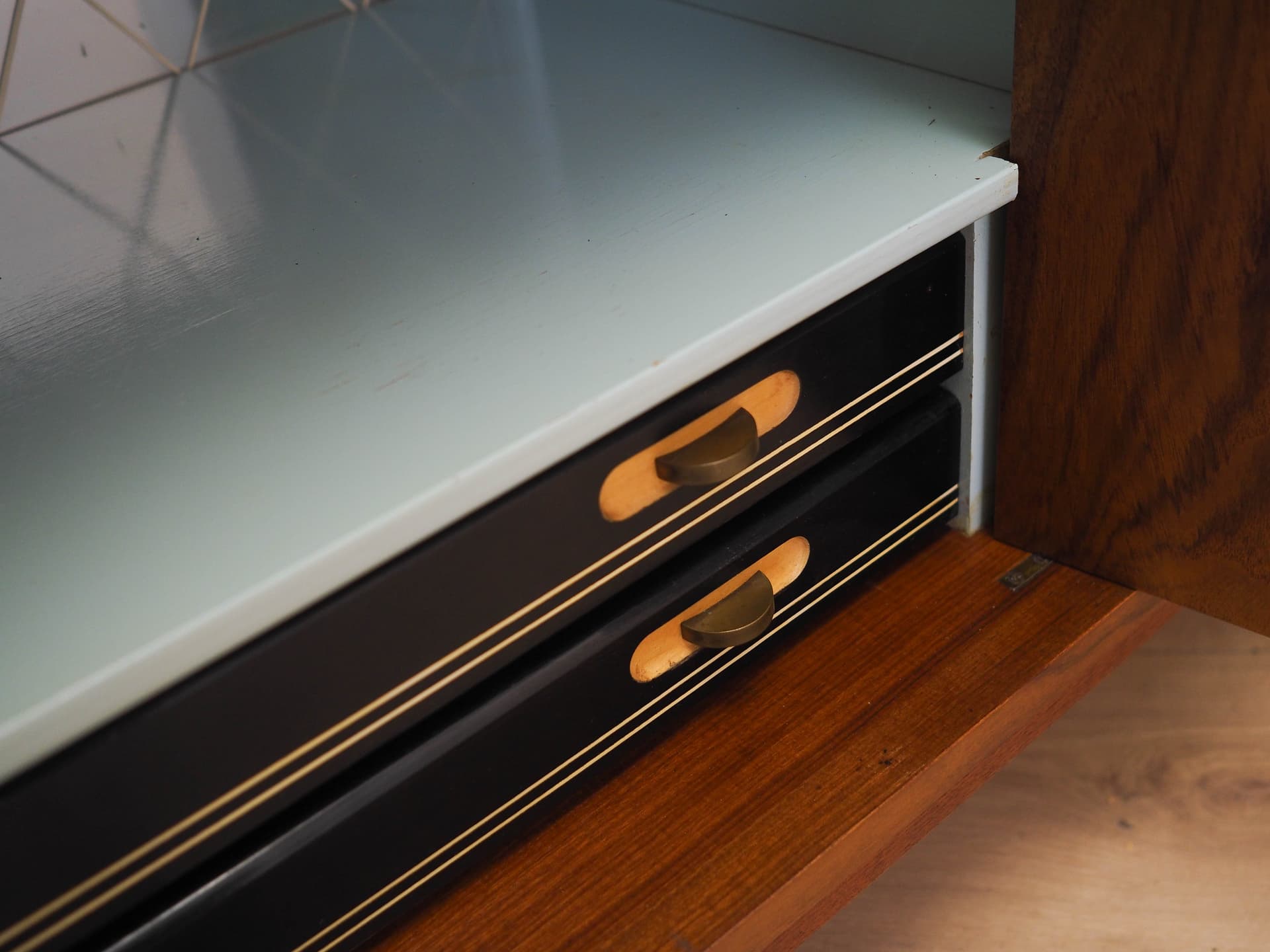 Sideboard, teak brązowy, Dania, lata 70. - 228228