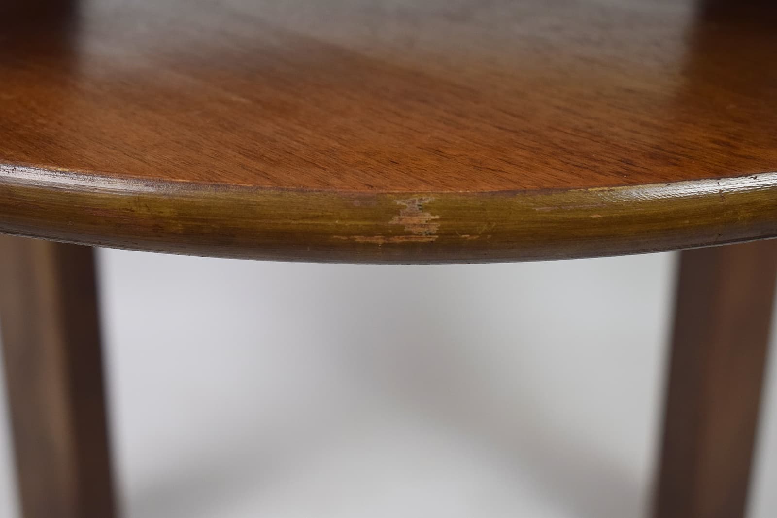 Stolik kawowy Art Deco, brązowy, drewno, Polska, lata 50. - 228483