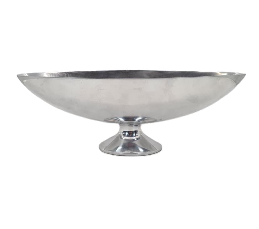 Misa dekoracyjna, srebrny, aluminium, lata 90.