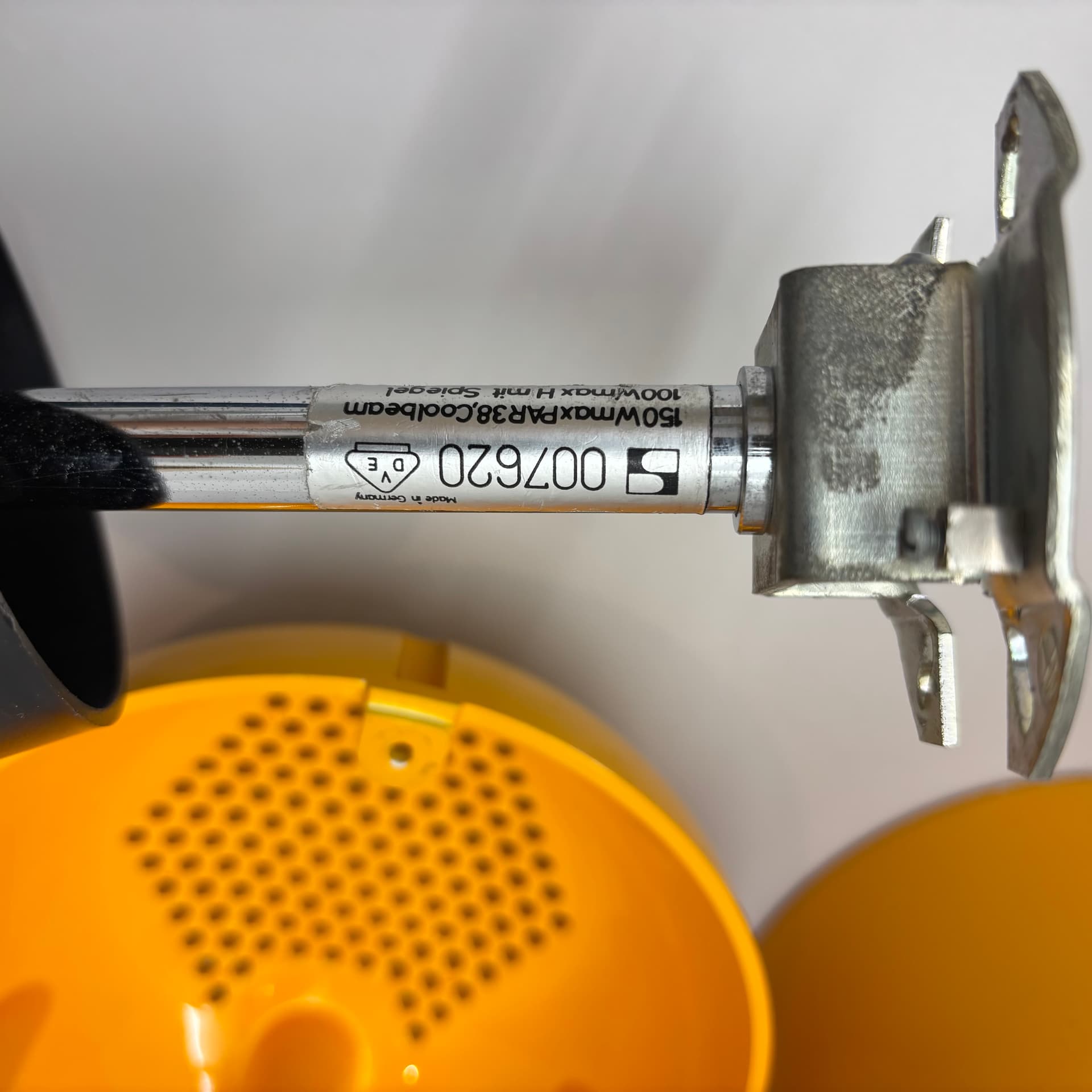 Kinkiet, żółty, Staff Leuchten, Niemcy, lata 70. - 228838