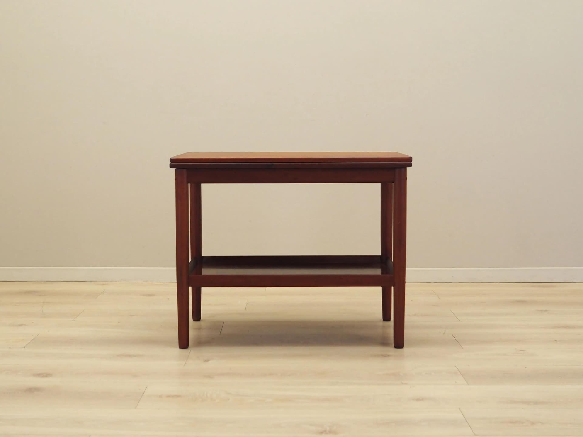 Extendable Coffee Table, brown mahogany, by O. Wanscher, Denmark, 1960s - 16802