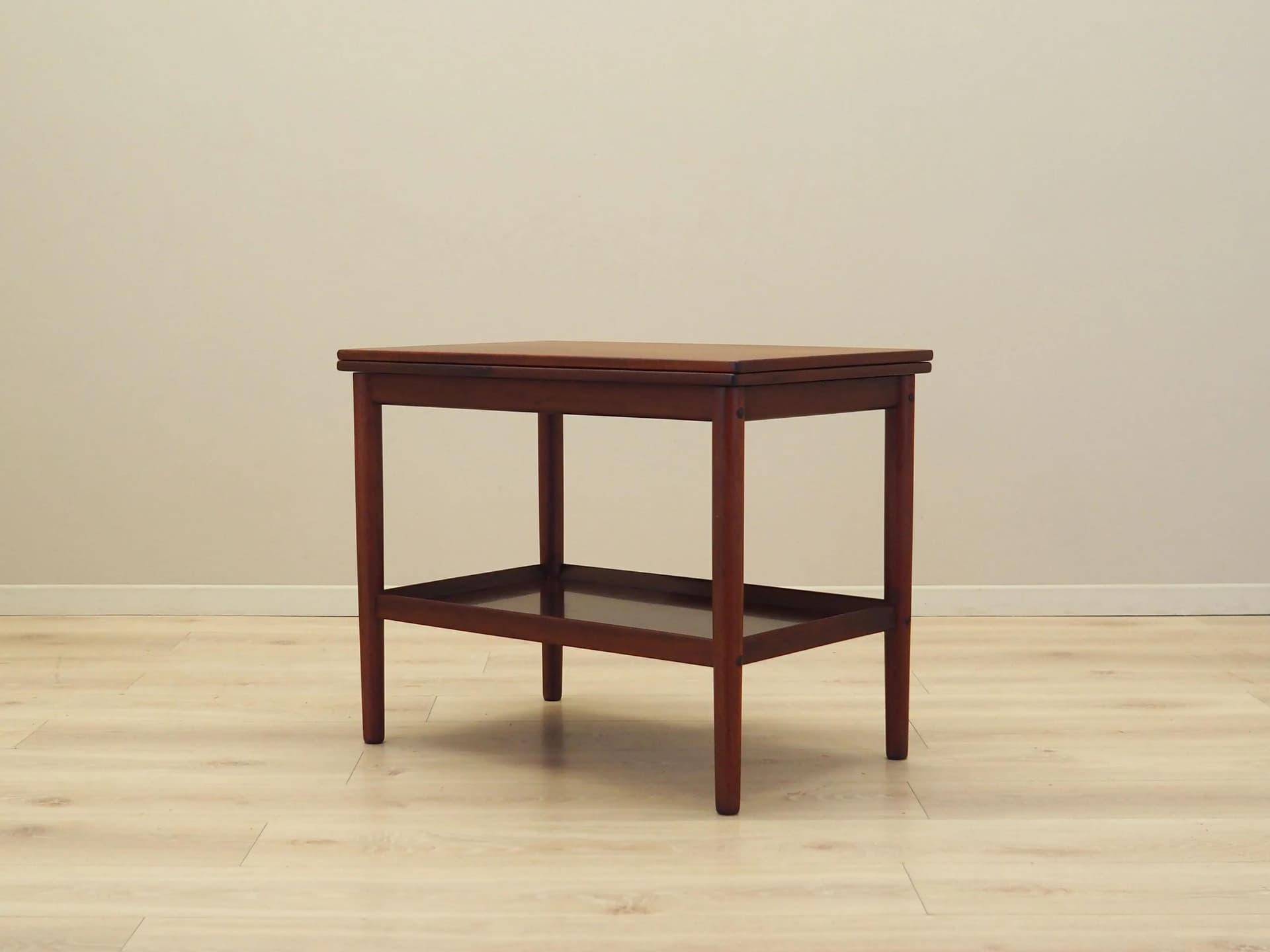 Extendable Coffee Table, brown mahogany, by O. Wanscher, Denmark, 1960s - 16803