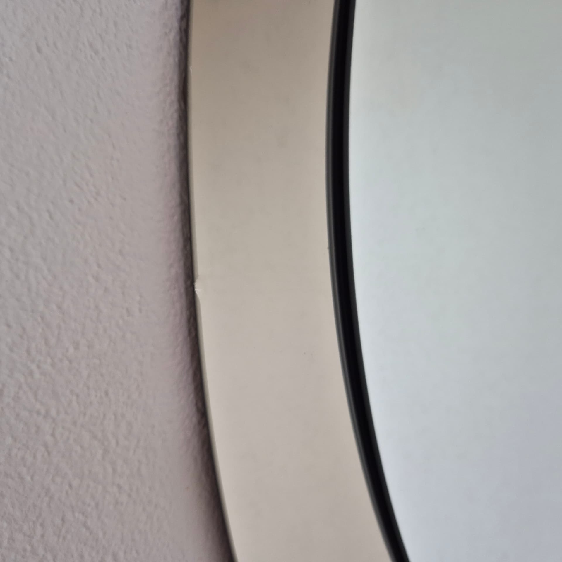 Wall mirror, grey glass, by A. Lupi, Luxor Cristal, Italy, 1980s. - 228999