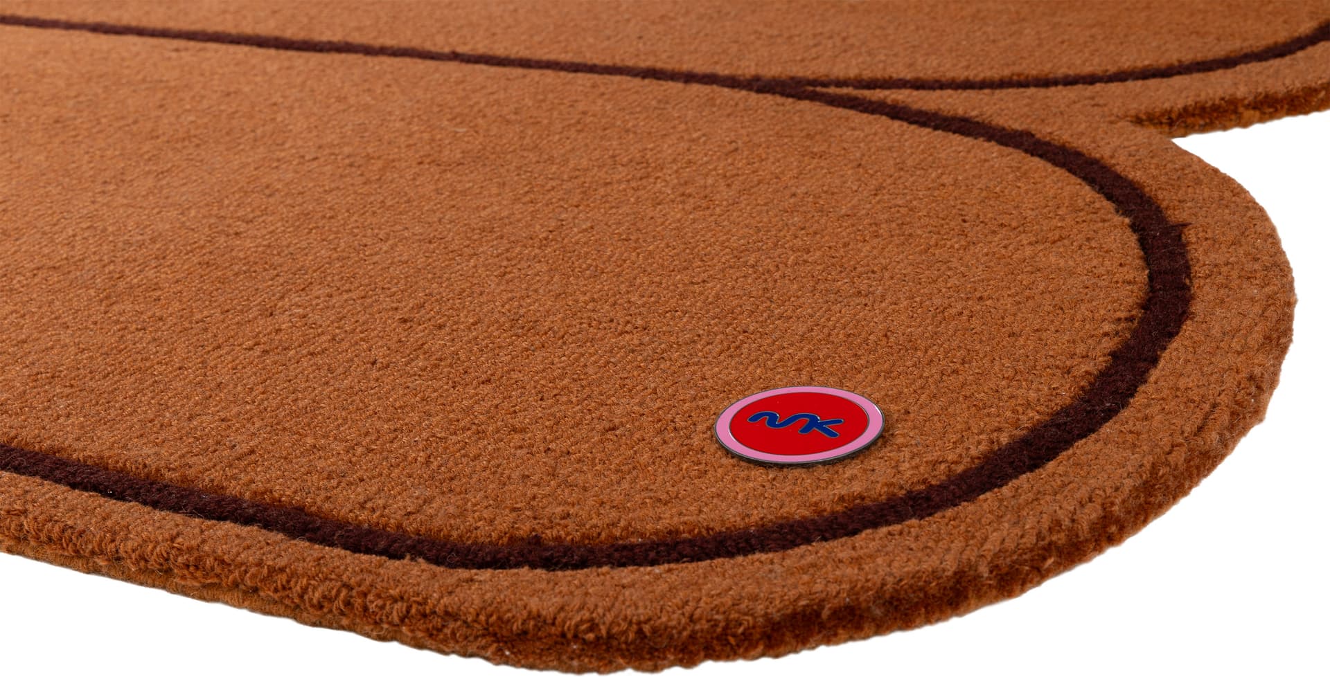 Dywan Paris Terracotta 160x230 cm, proj. M. Konopacka, wełna, Carpets & More - 229346