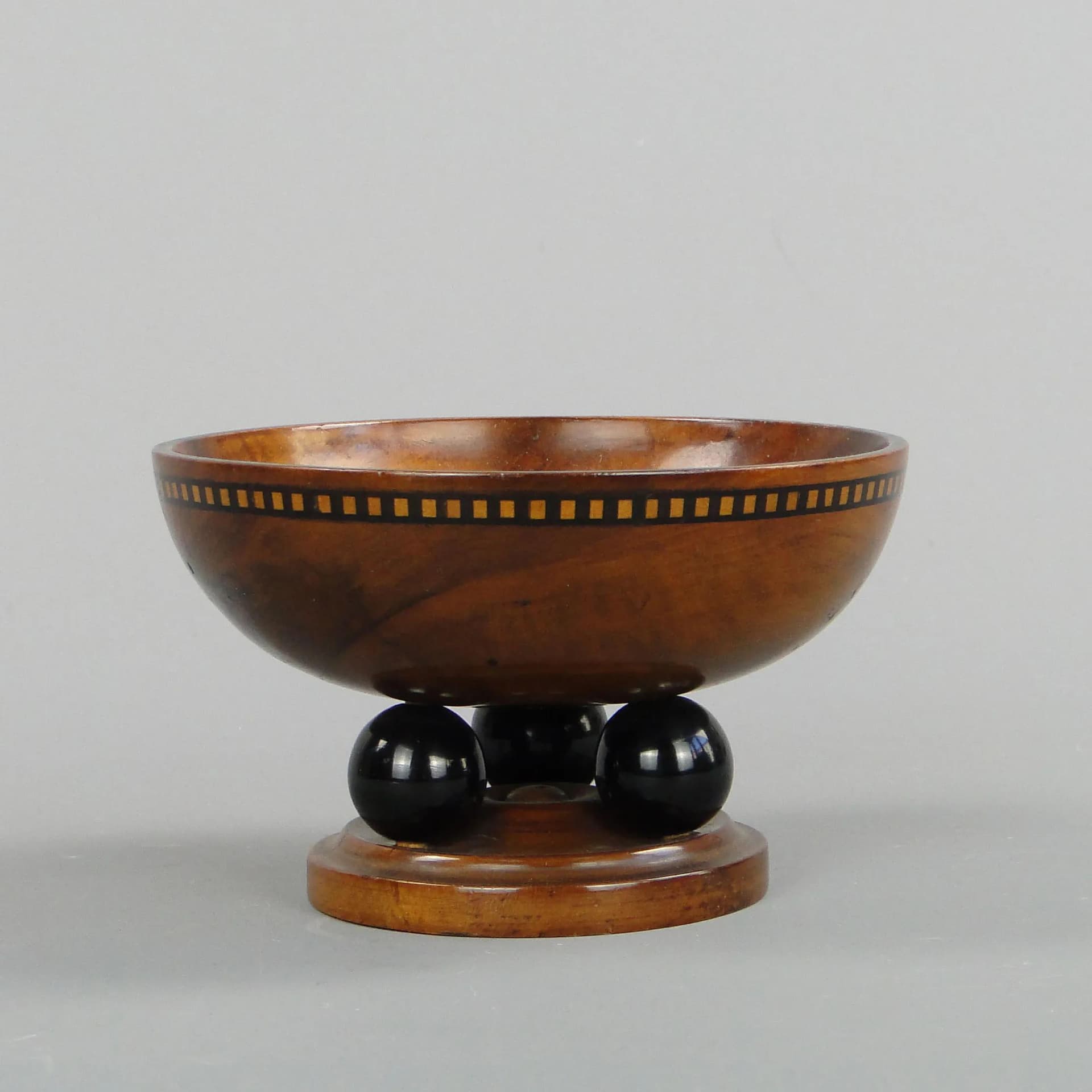 Biedermeier tazza, walnut brown, Austria, 19th c. - 16944