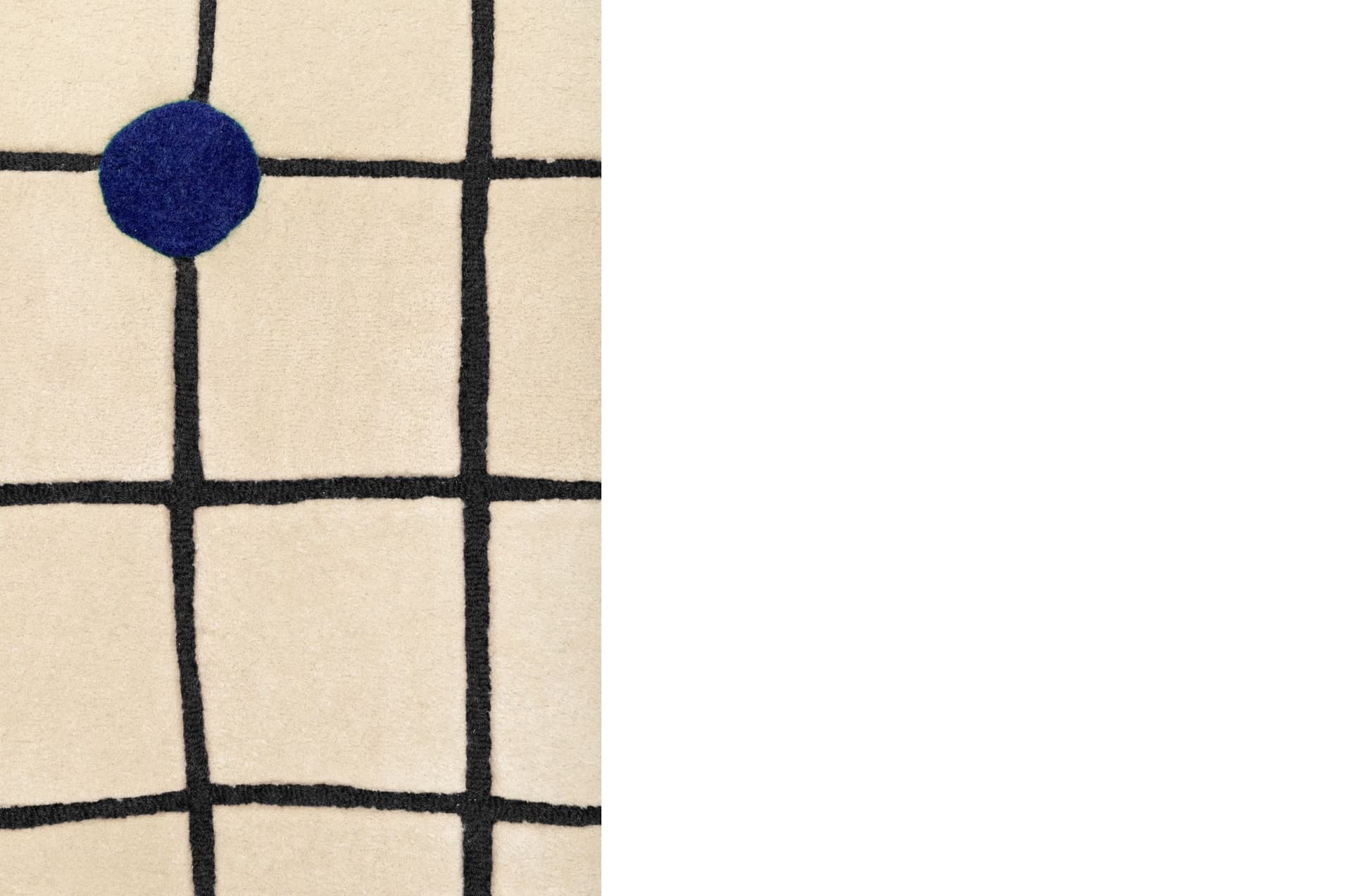 Dywan London Cobalt 160x230 cm, proj. M. Konopacka, wełna, Carpets & More - 240197