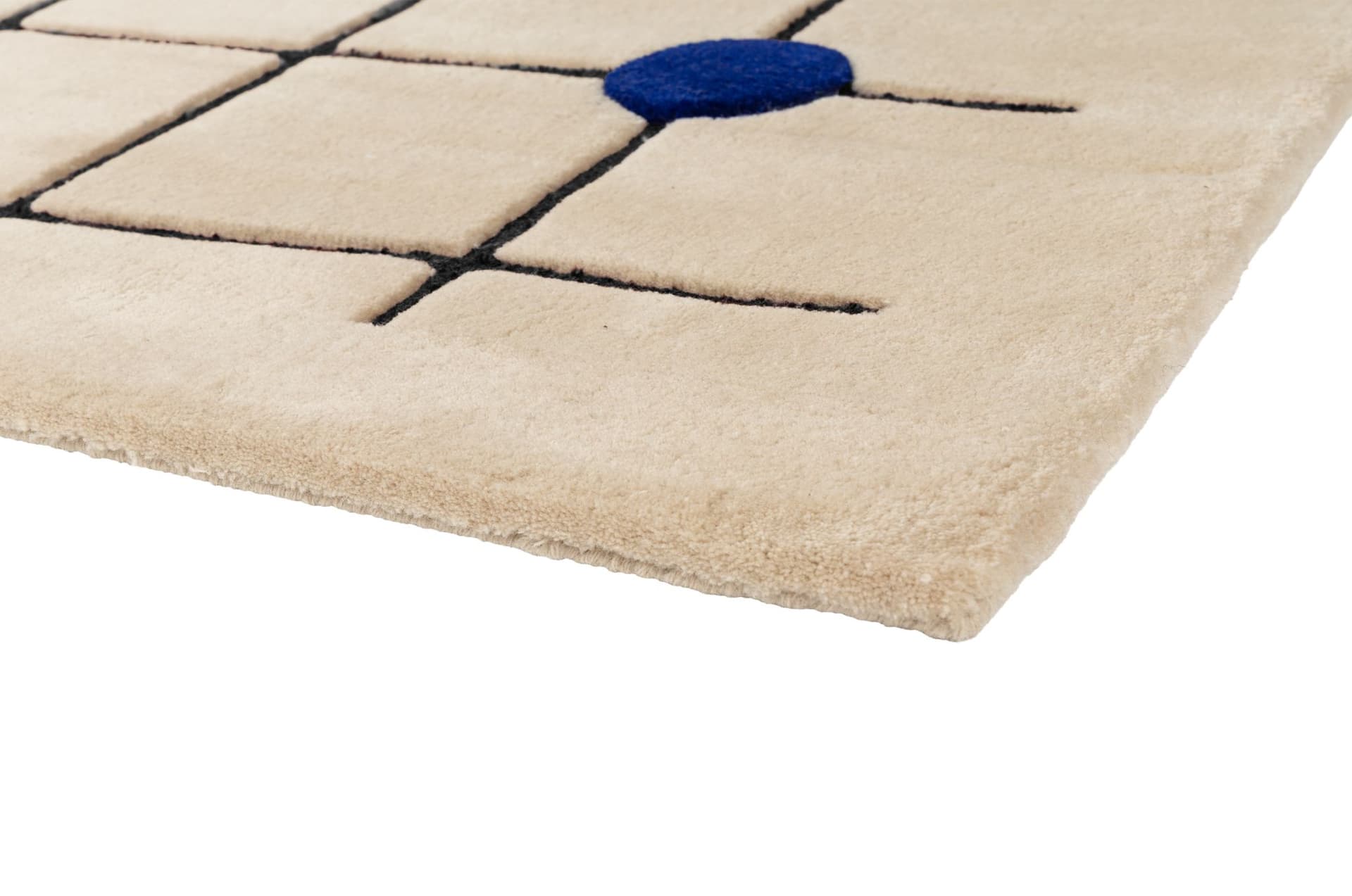 Dywan London Cobalt 160x230 cm, proj. M. Konopacka, wełna, Carpets & More - 240199