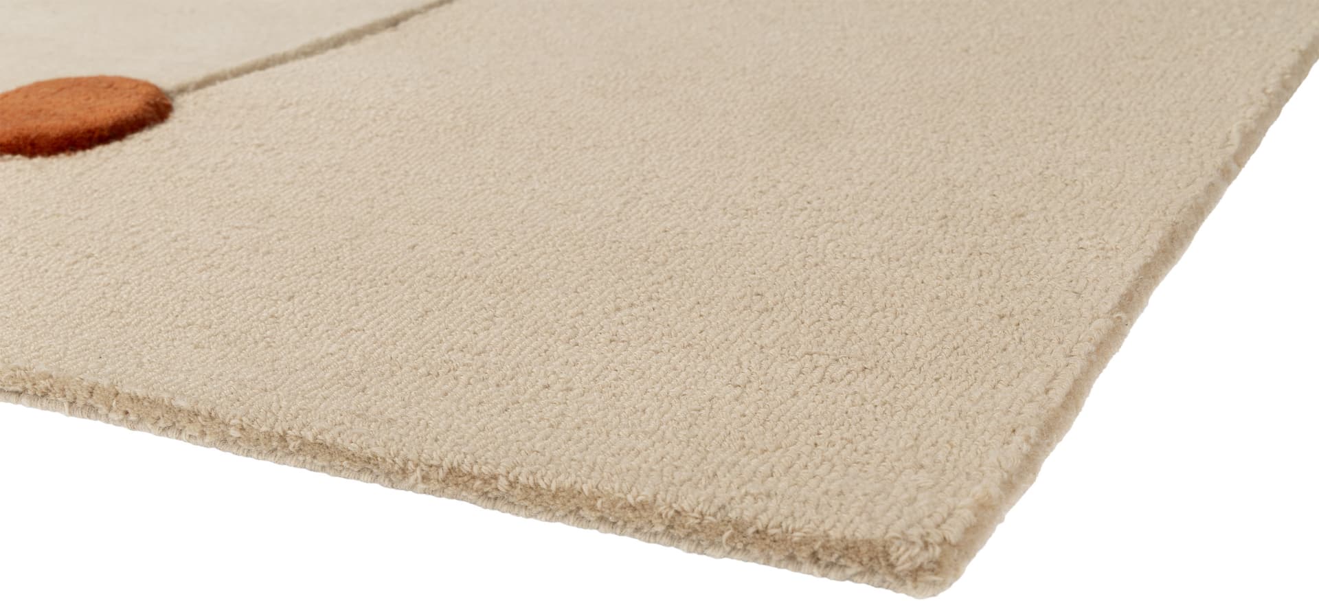 Dywan Gdynia Terracotta 160x230 cm, proj. M. Konopacka, wełna, Carpets & More - 229475