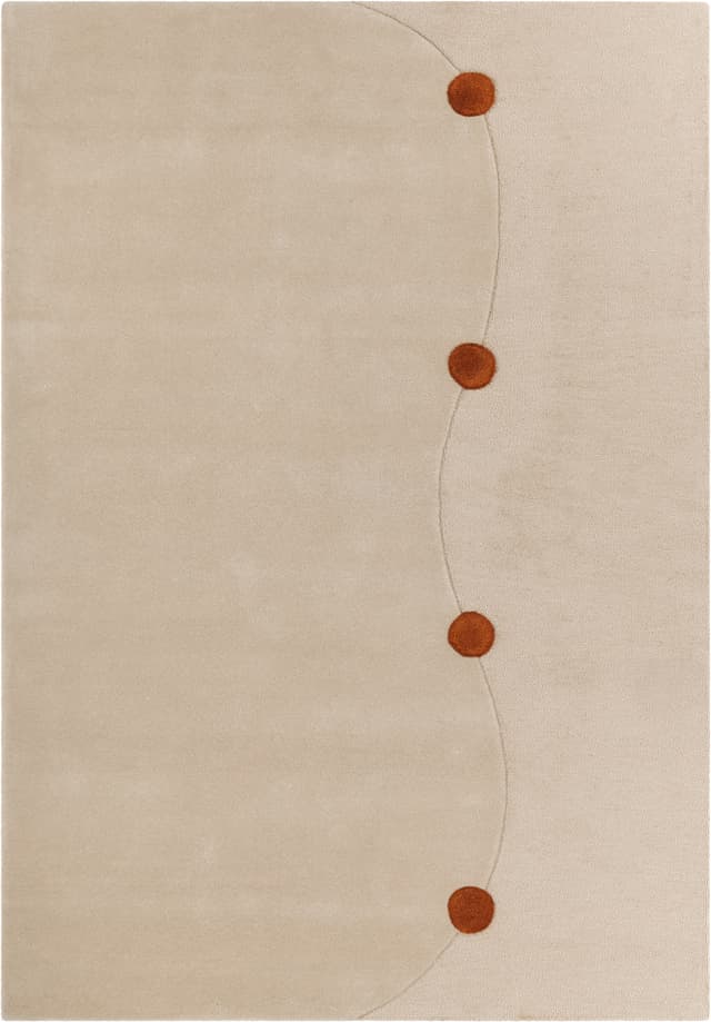 Dywan Gdynia Terracotta 200x300 cm, proj. M. Konopacka, wełna, Carpets & More - WYMIARY