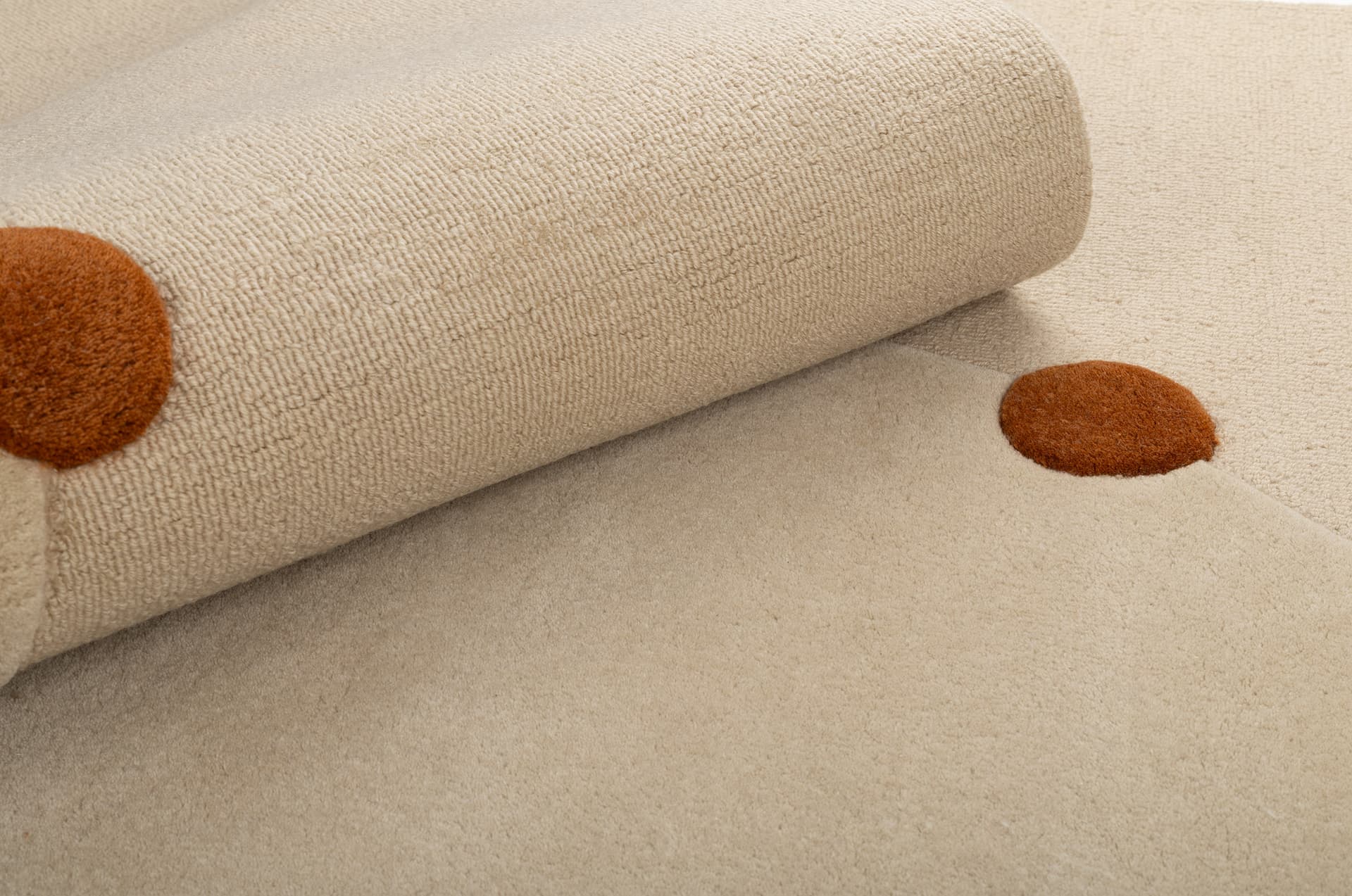 Dywan Gdynia Terracotta 240x340 cm, proj. M. Konopacka, wełna, Carpets & More - 229487