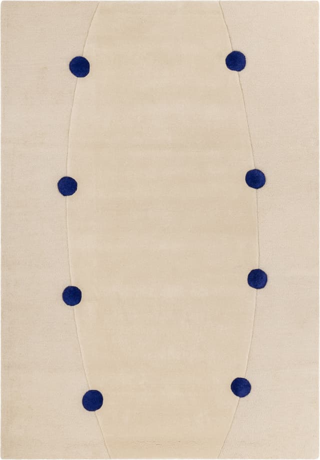 Dywan Rome Cobalt 240x340 cm, proj. M. Konopacka, wełna, Carpets & More - WYMIARY