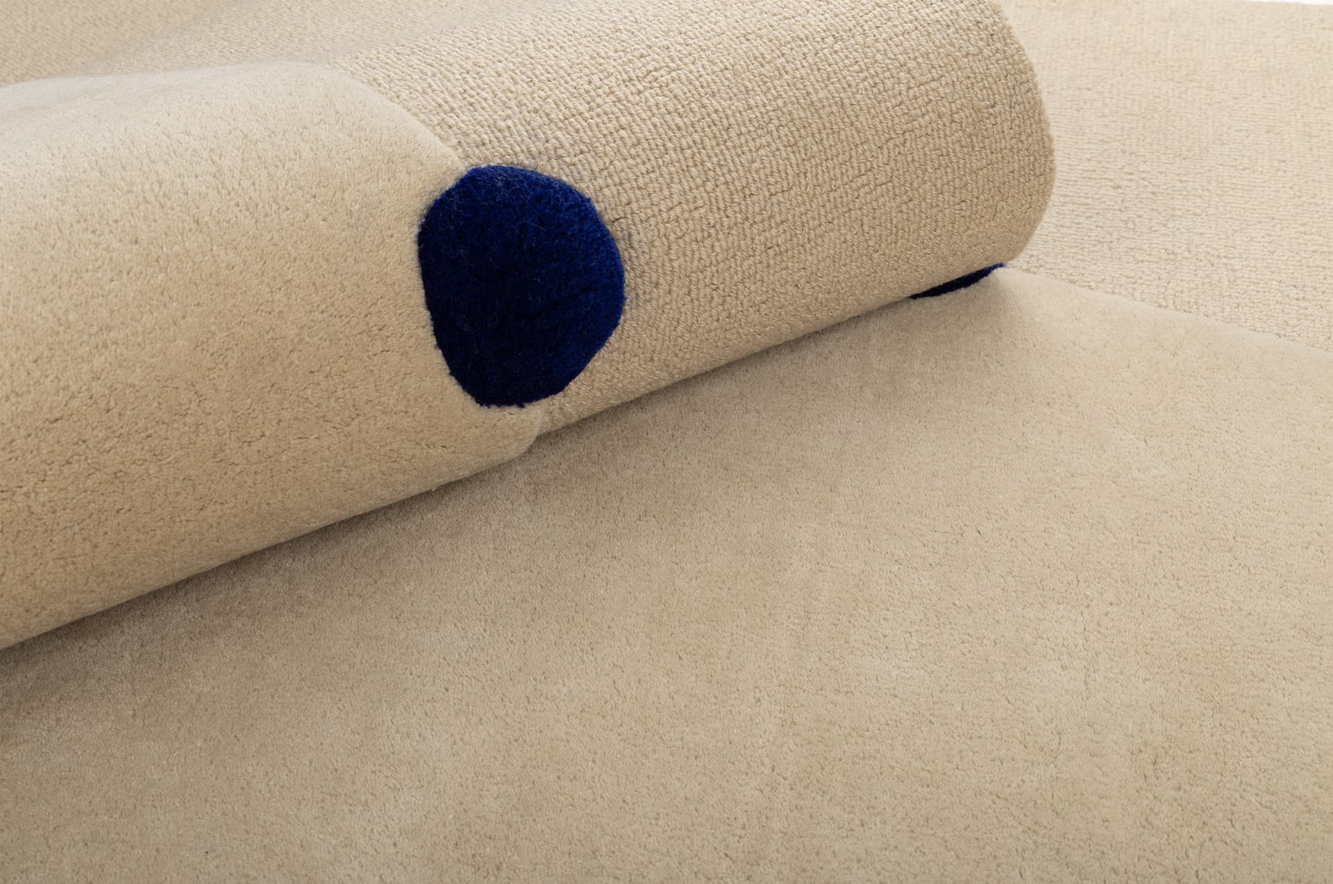 Dywan Rome Cobalt 240x340 cm, proj. M. Konopacka, wełna, Carpets & More - 229533